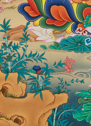 Green Tara Buddhist Art Print | Divine Feminine Poster | Tibetan Goddess Tara