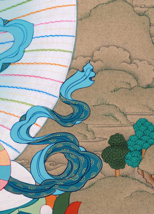 Yabyum Vajrasattva Thangka for Practice