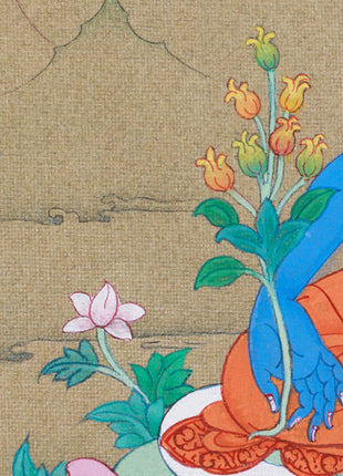 Bhaisajyaguru’s Blessing | Medicine Buddha Thangka for Meditation & Balance