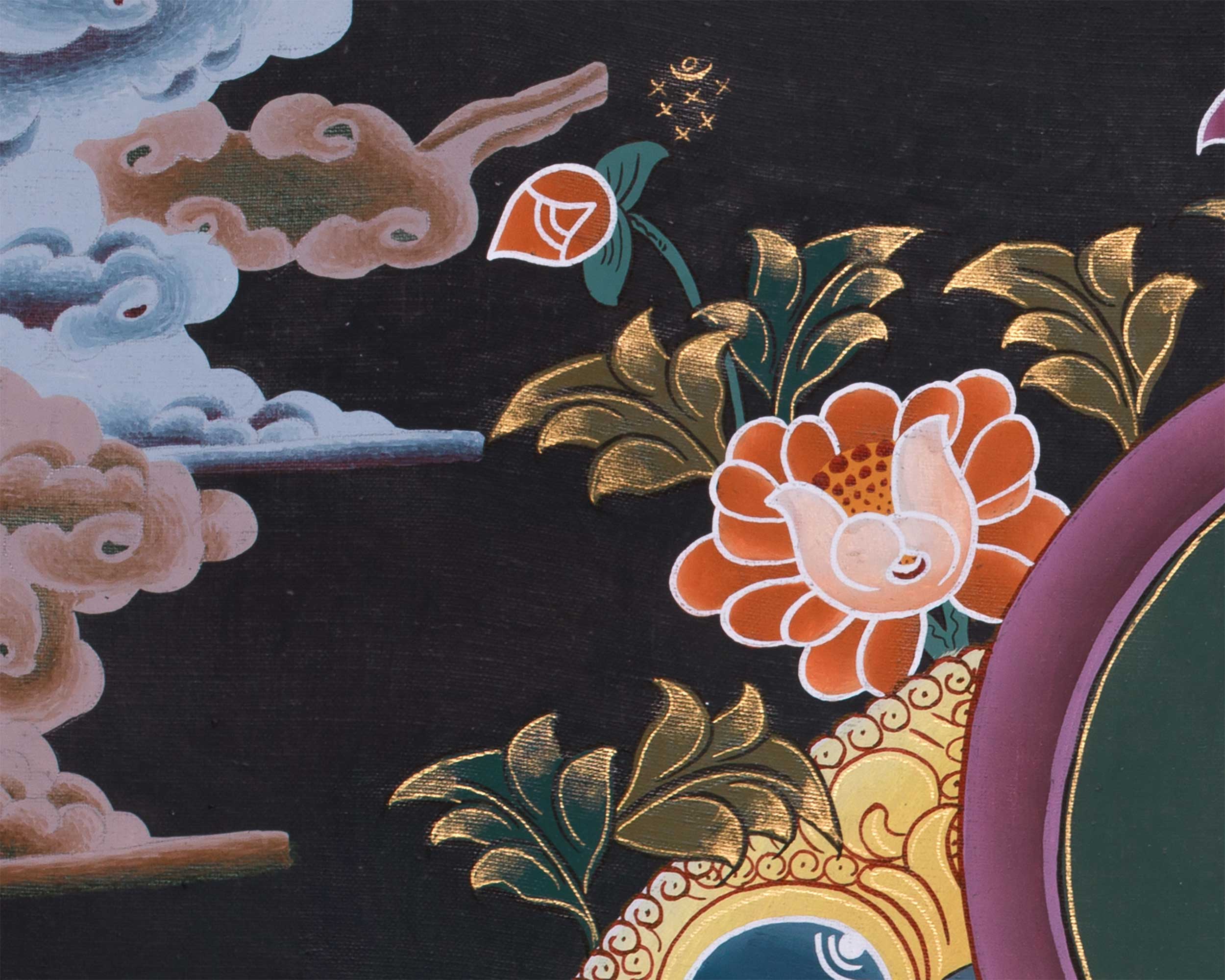 Traditional Buddha Shakyamuni Painting | Spiritual Enlightenment Art