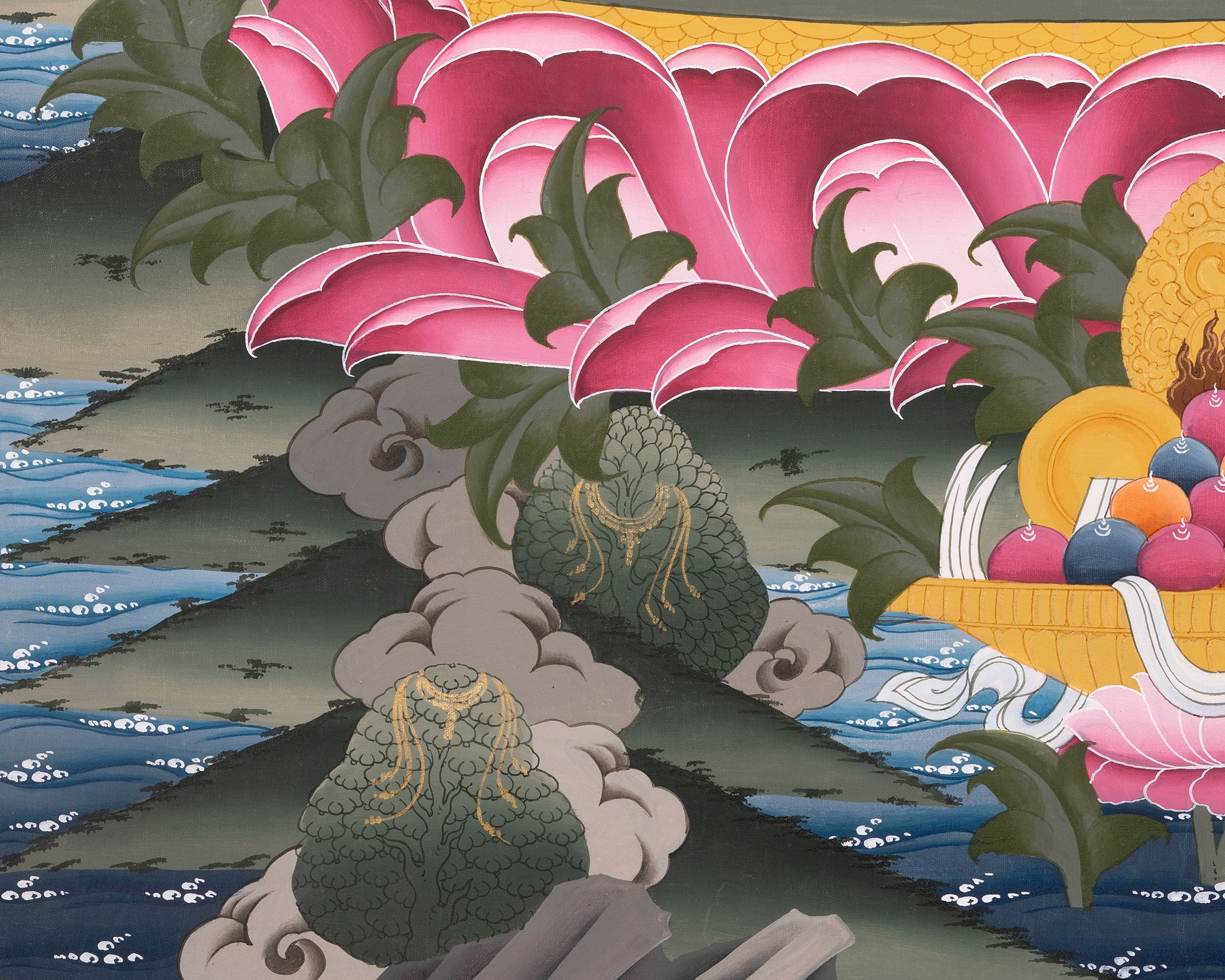 Chenresig Thangka | Avalokiteshvara | Handpainted Religious Art