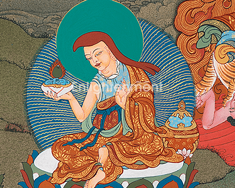 Traditional Hand Painted Guru Sangye Thangka | Art Of Guru Rinpoche, The Lotus Born