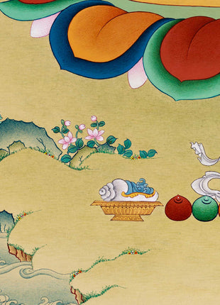 Feirce Power, Wrathful Compassion Vajrapani Thangka