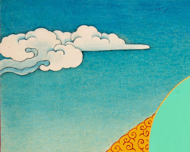 Buddhist Chenrezig Thangka | Art Inspiring Divine Compassion, Peace, and Enlightenment