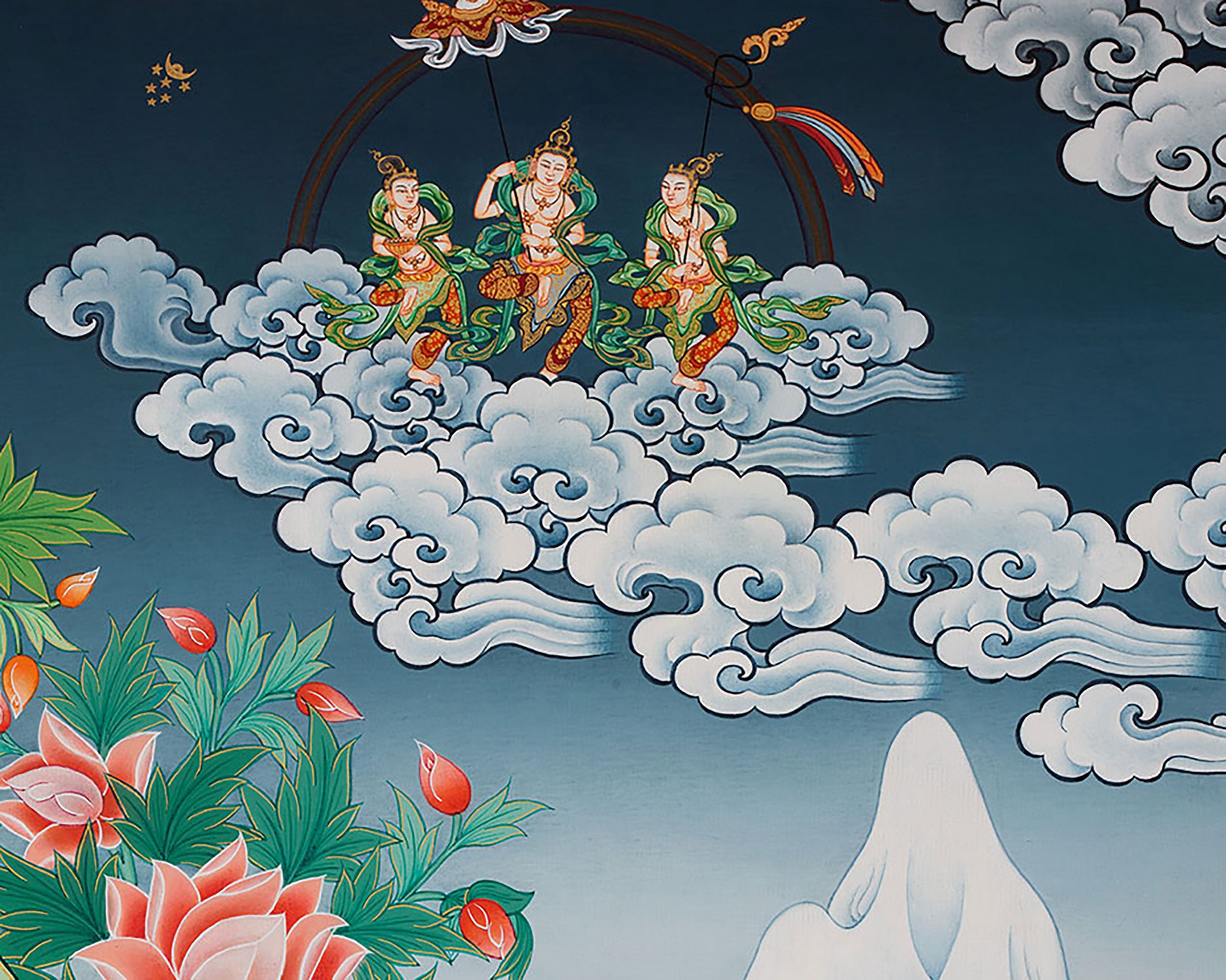 Exclusive Goddess Arya Tara Thangka | Seven-Eyed Tara Bodhisattva