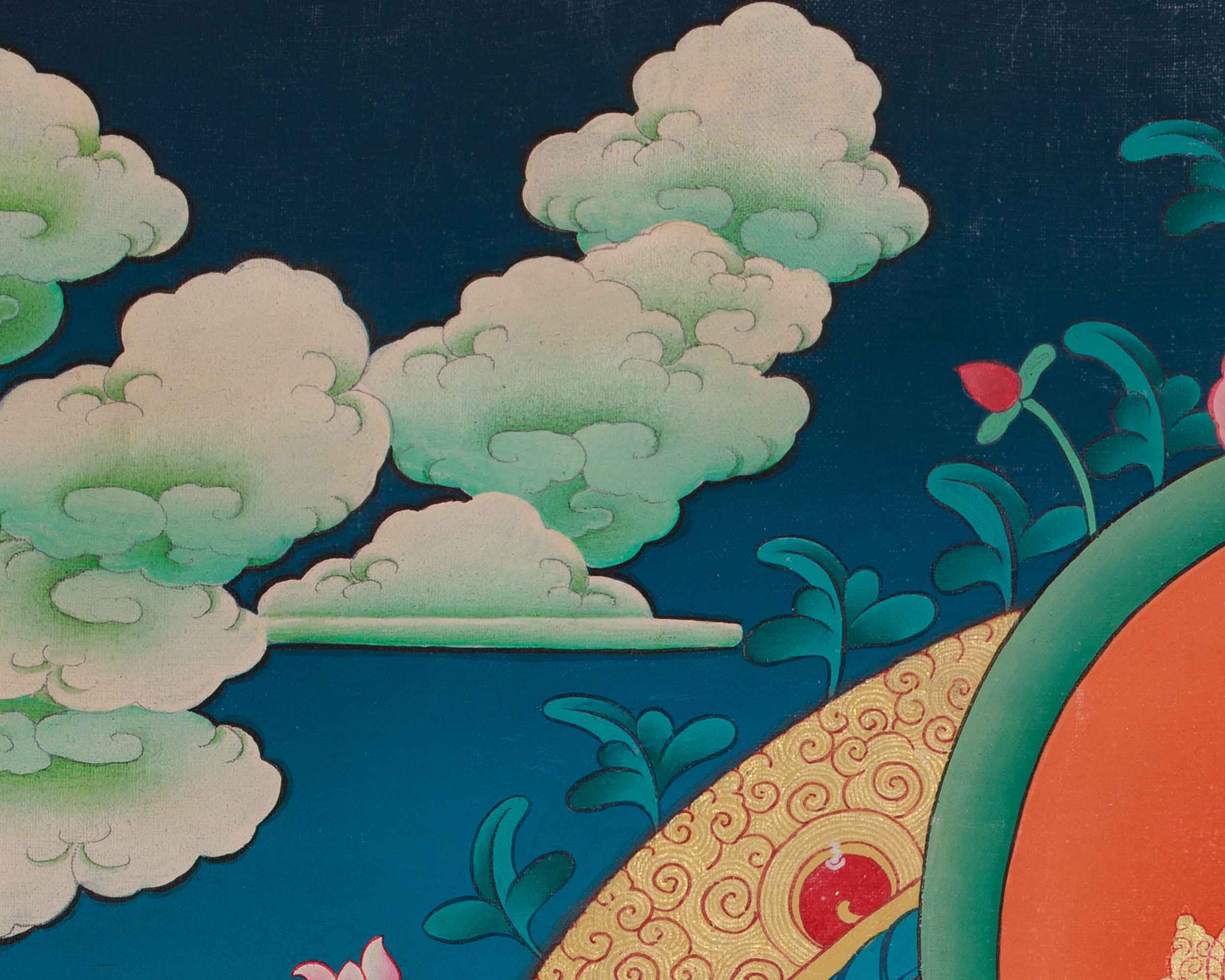 Vajrasattva Shakti Thangka | Embodying the Divine Masculine and Feminine Energy