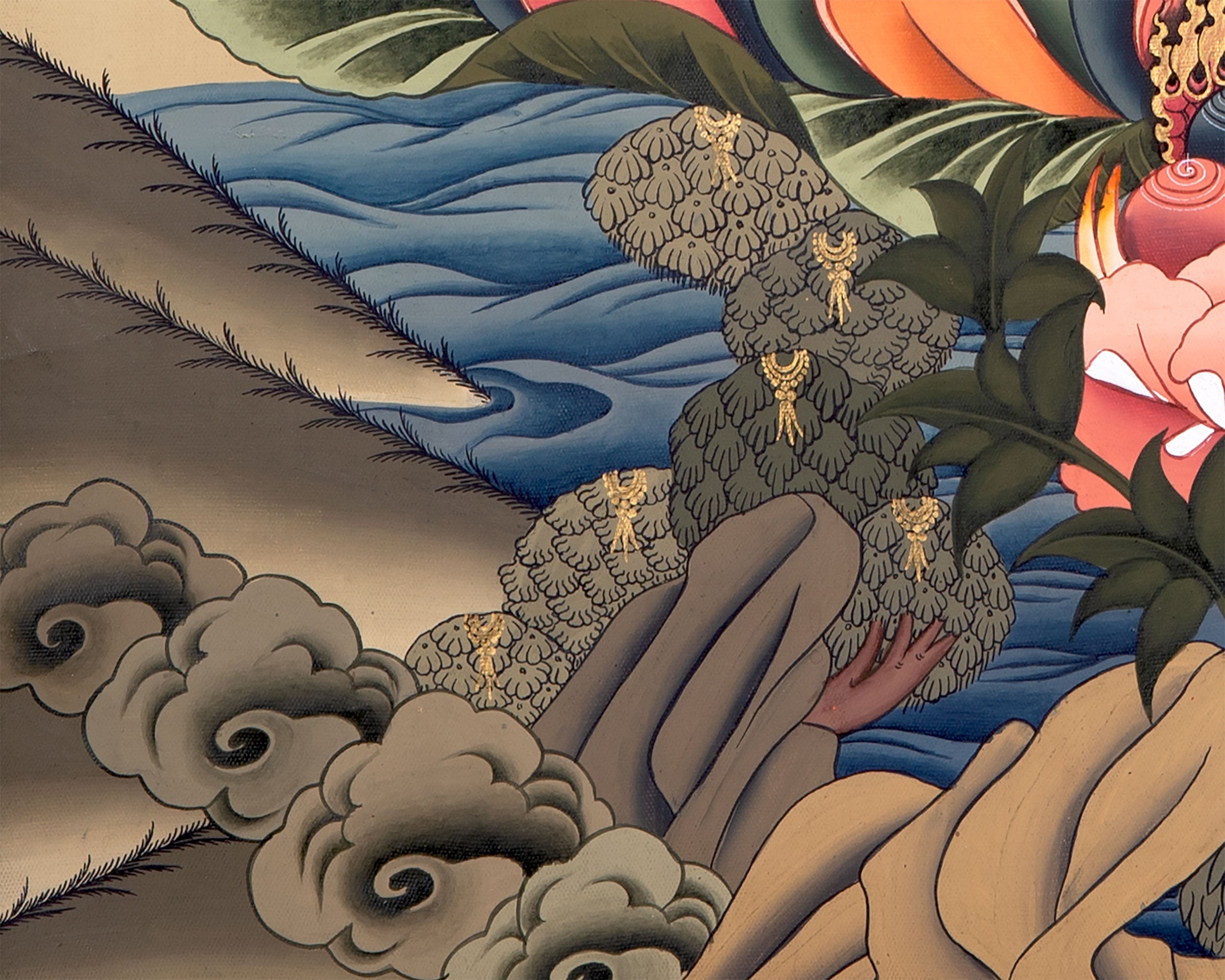 Tara Brocade Mounted Thangka  | Spiritual Gift for Buddhists