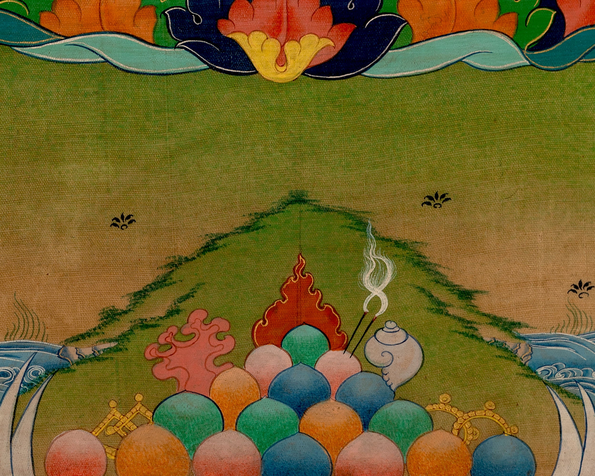 Guru Rinpoche Padmasambhava | Buddhist Thangka Art | Wall Decors