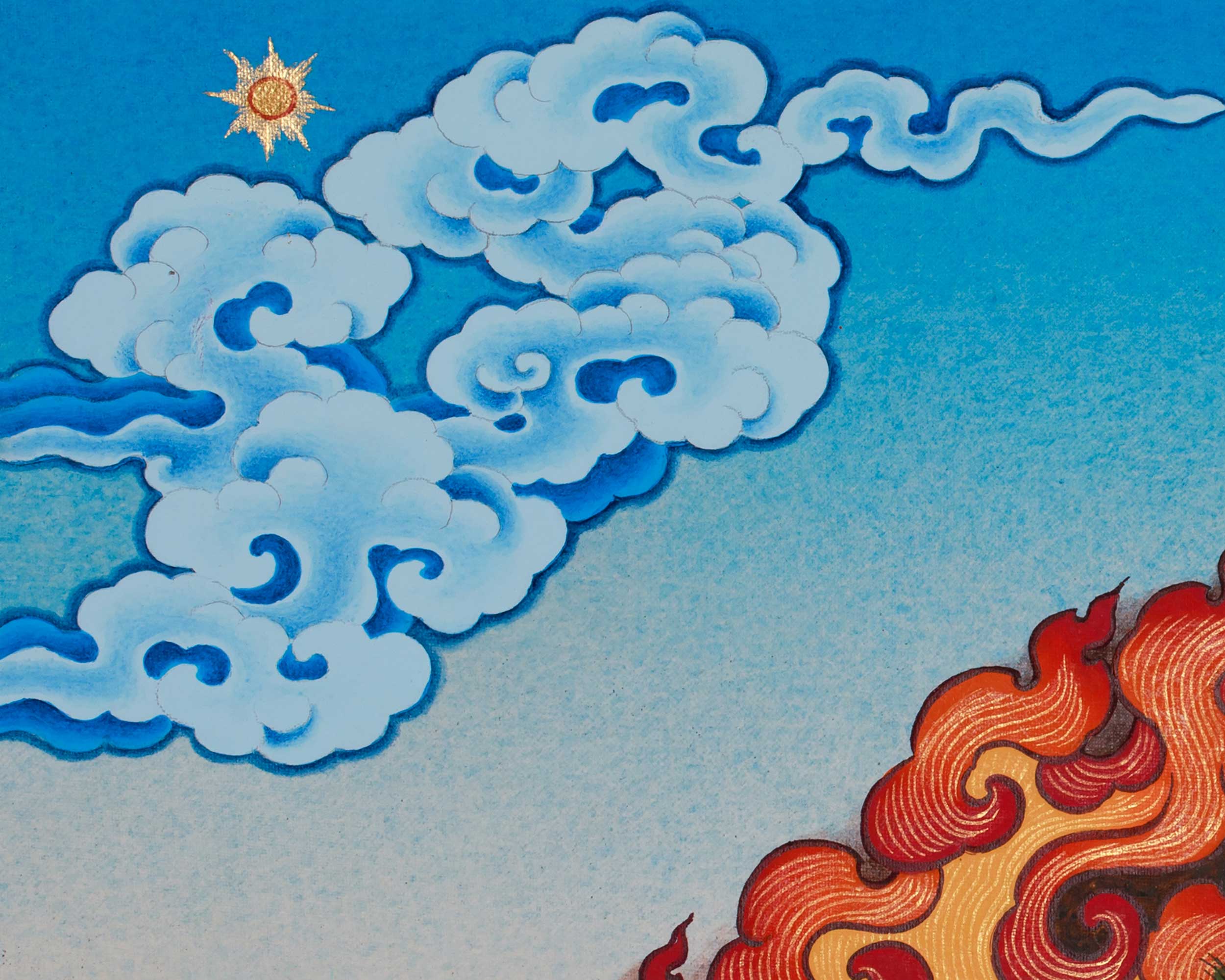 Sacred Tibetan Vajrapani | Fierce Deity of Power and Protection