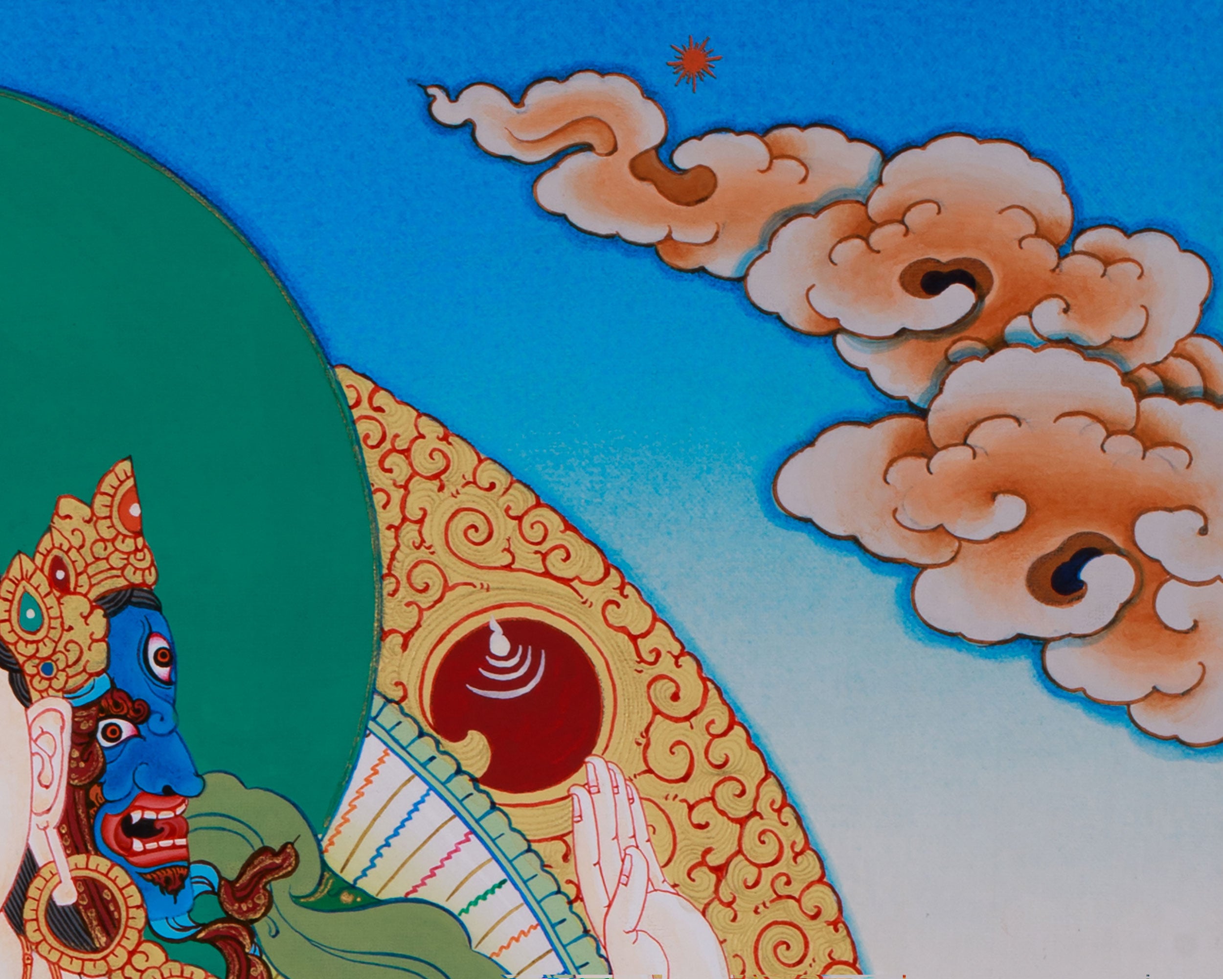 Ushnisha Vijaya, Namgyalma Thangka | Longevity & Purification Art