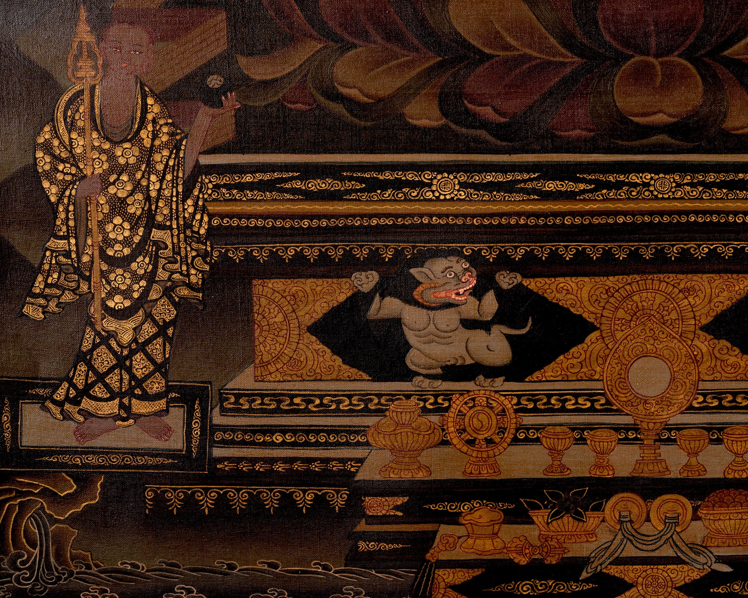 Shakyamuni Buddha Thangka | Religious Buddhist Art | Wall Decors
