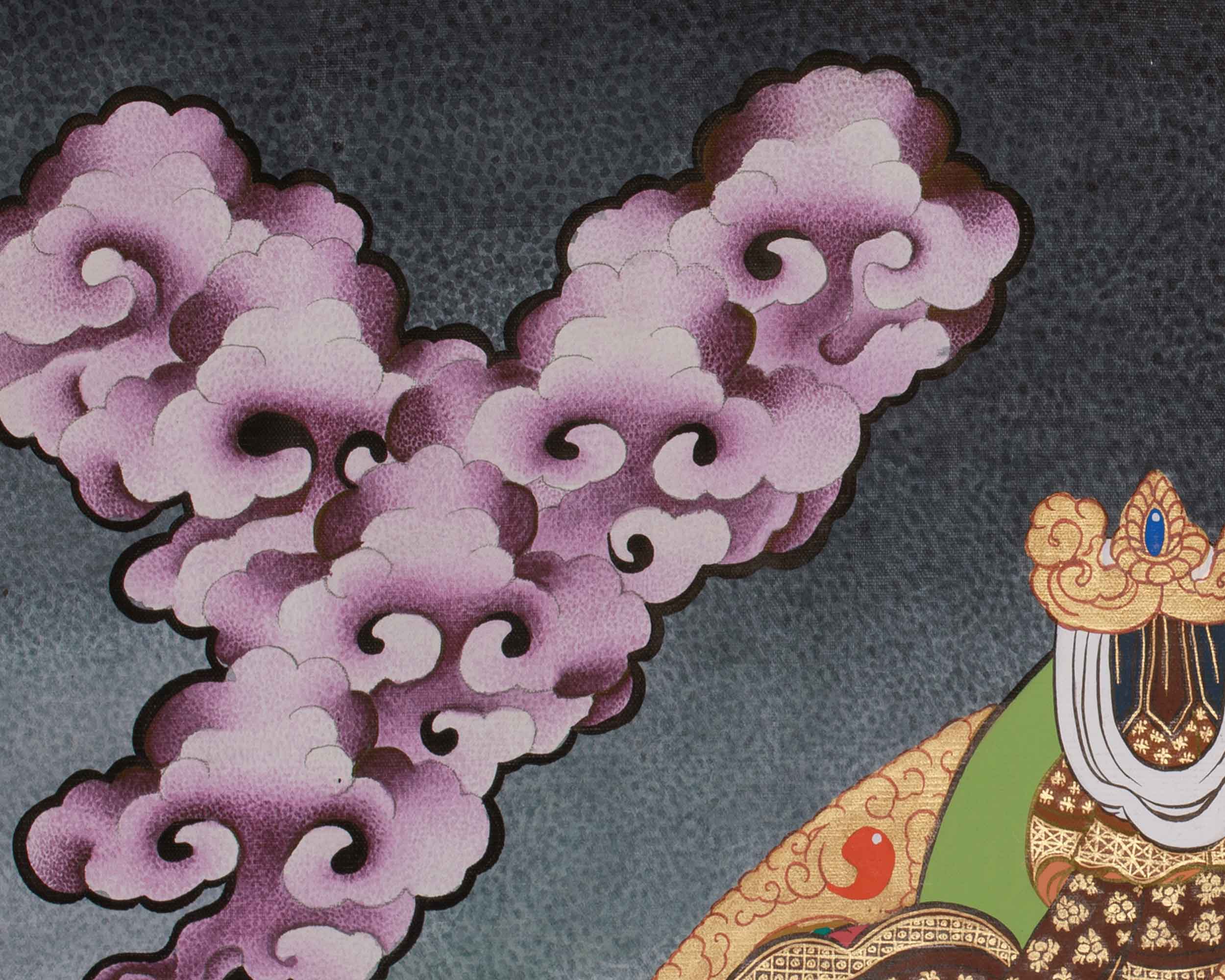 Namtoshe Painting | Buddhist Wealth Deity | Tibetan Buddhism
