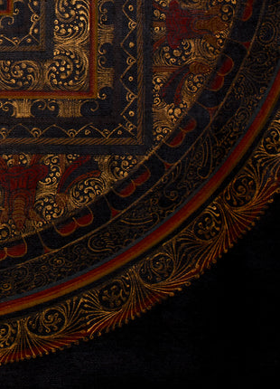 Buddhist Mantra Mandala | Spiritual Art of Protection | Mandala Painting