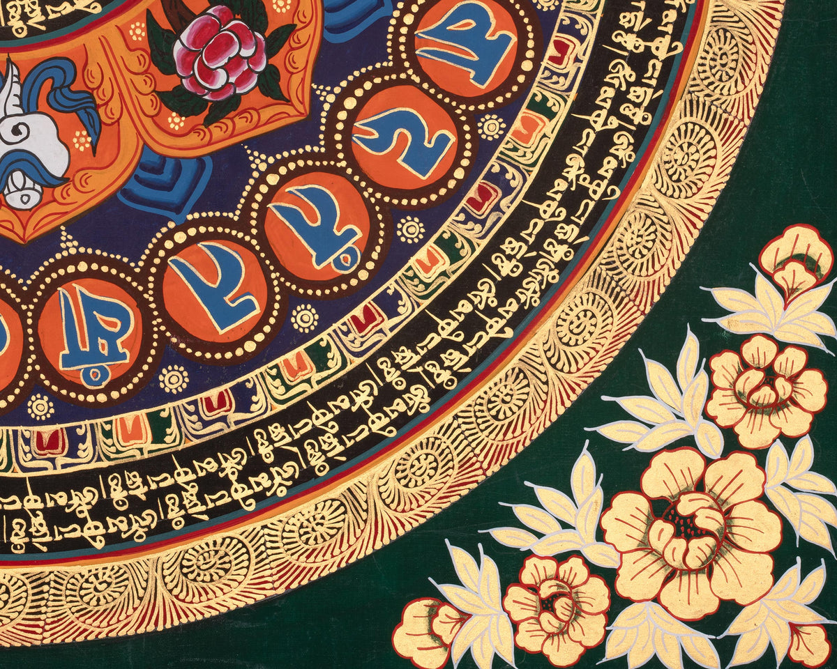 Eight Auspicious Symbols Mantra Mandala | The Universe and The Path To Enlightenment