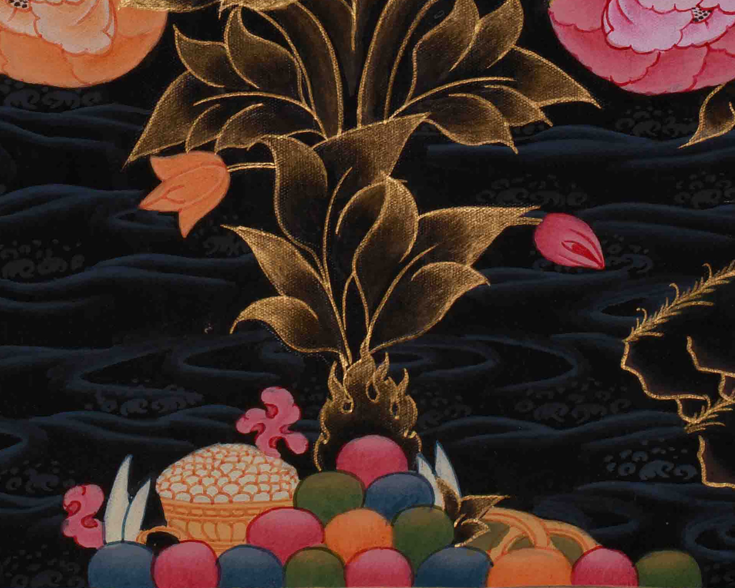 Chenrezig Spiritual Thangka | Avalokiteshvara Compassion Art