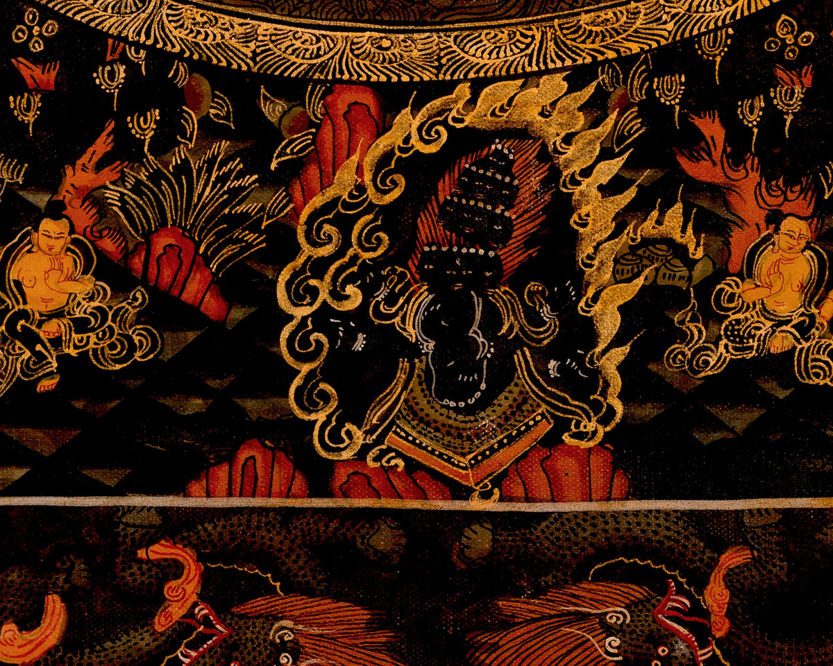 Buddha Mandala Art | Traditional Tibetan Thangka | Wall Decors