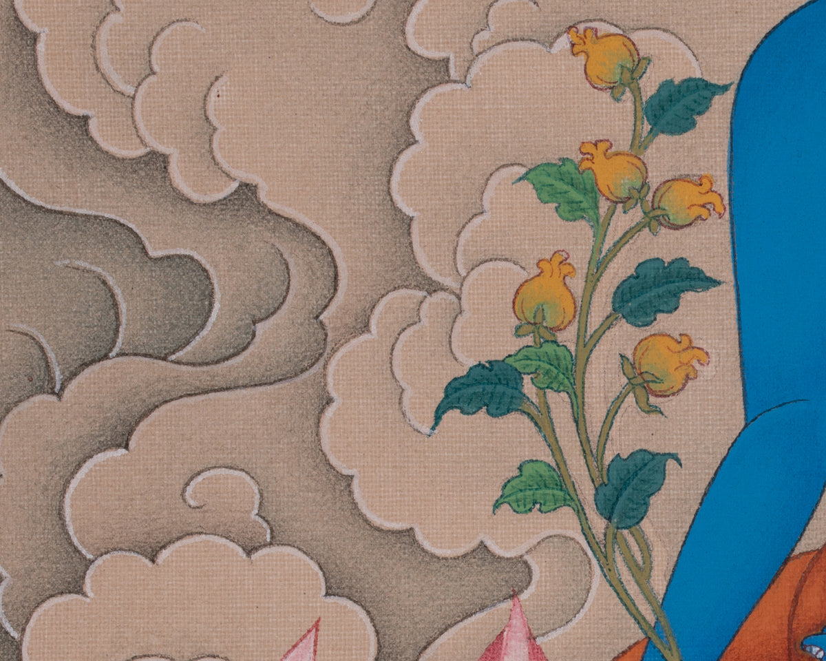 Medicine Buddha Thangka Painting | Healing Deity