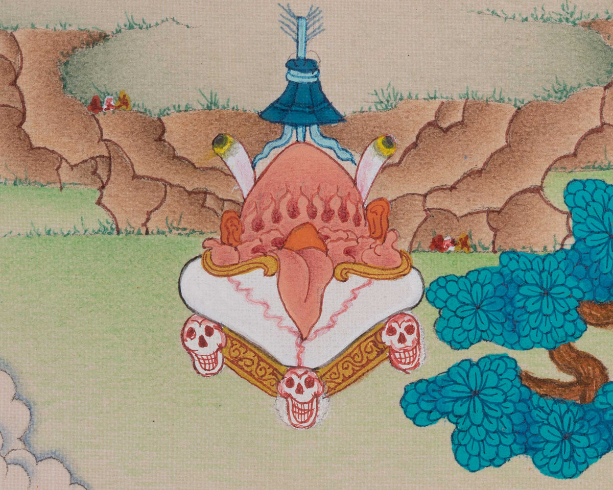 Vajravarahi Buddhist Thangka | Dorje Phagmo Art | Wall Hanging Decors