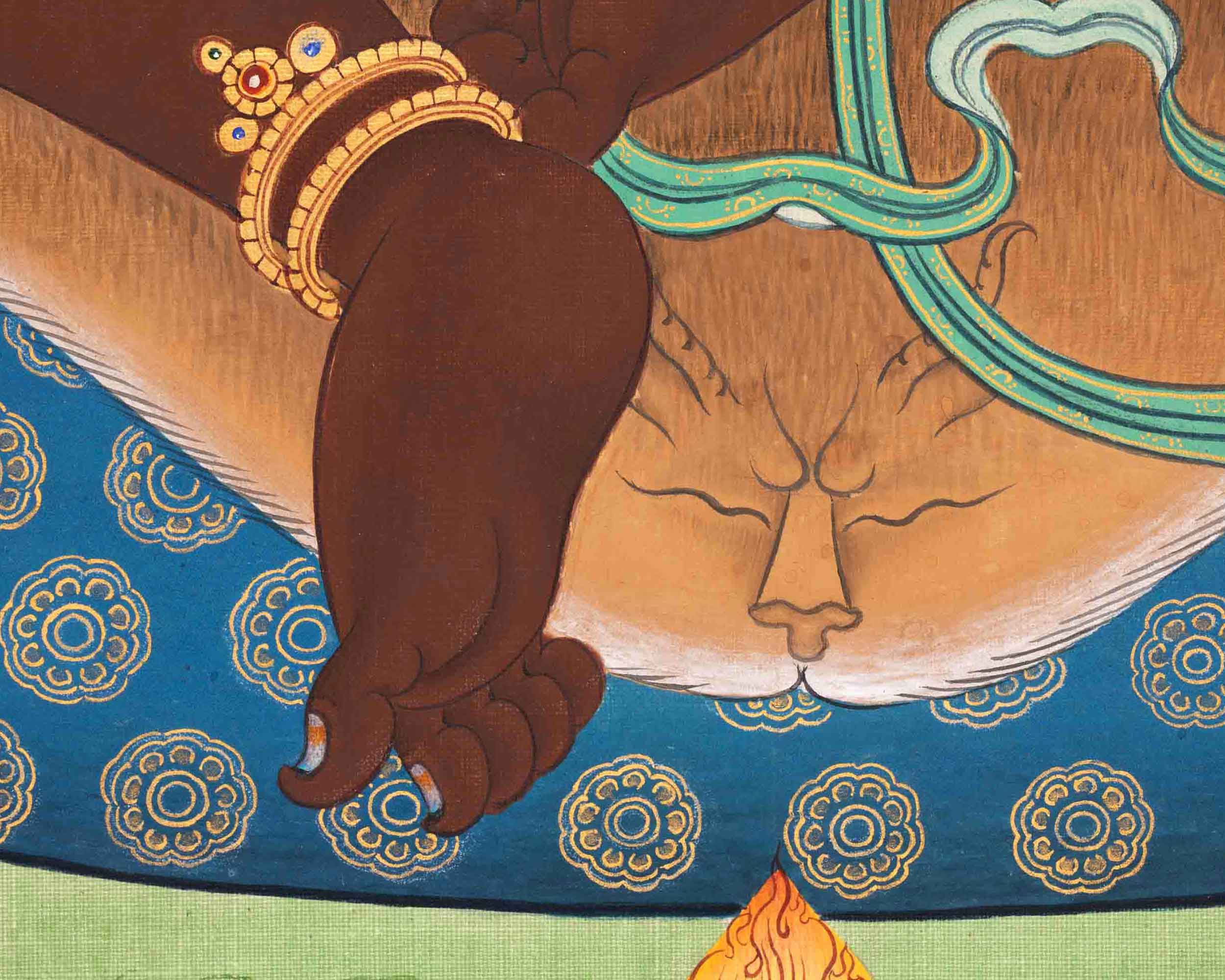 Thang Tong Gyalpo Thangka Print | Traditional Buddhist Wall Decor
