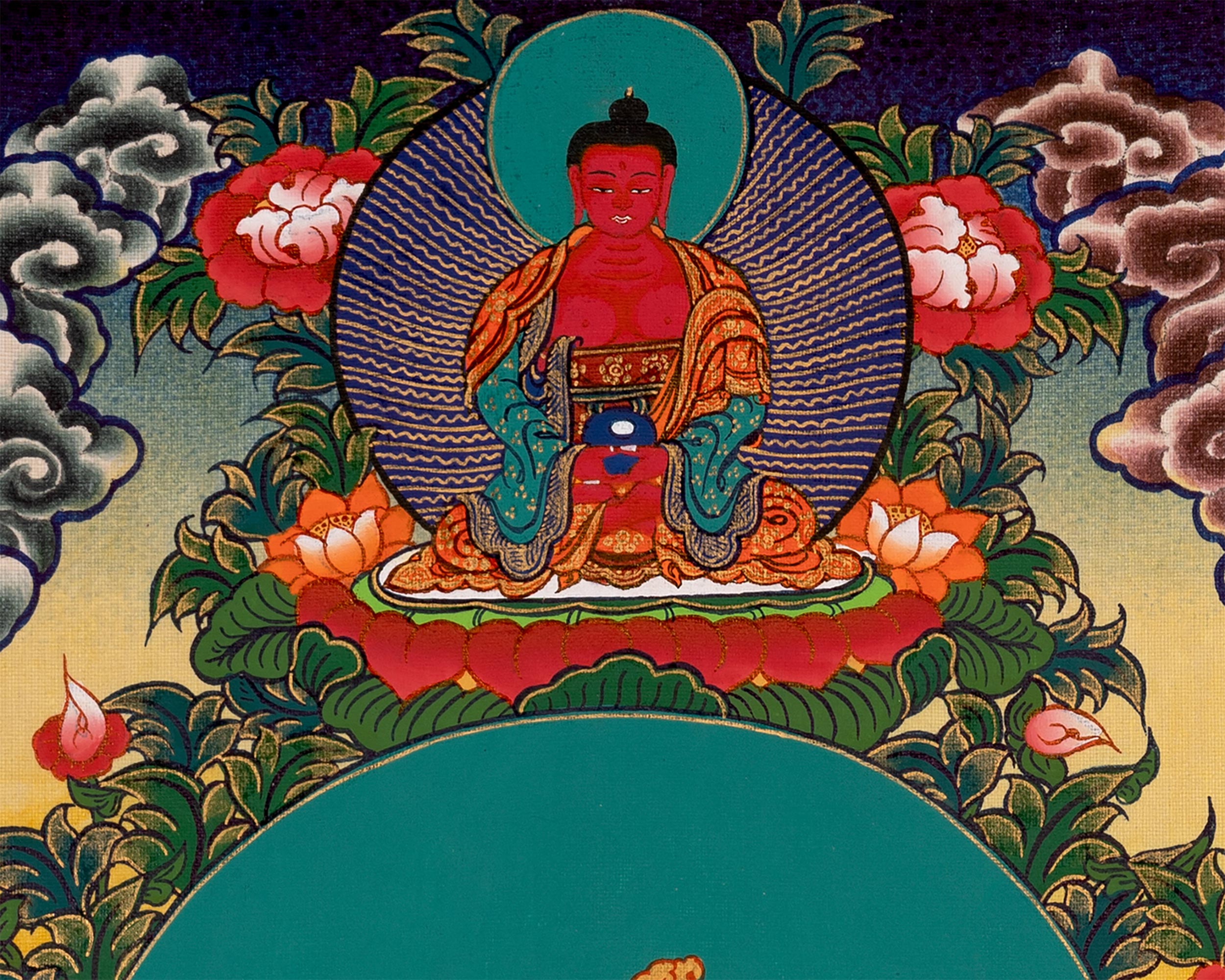 Female Bodhisattva, White Tara Artwork | Healing and Protection Deity