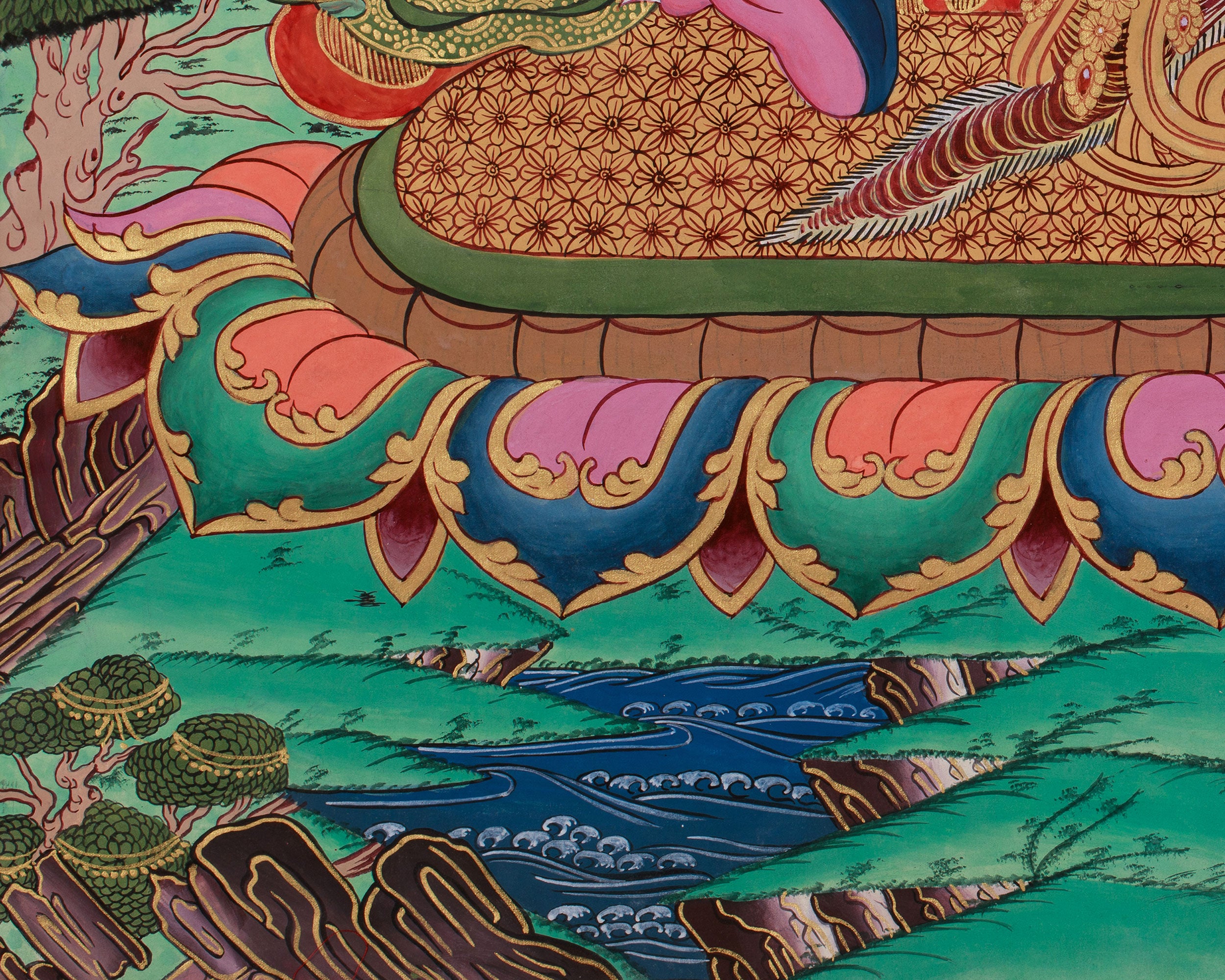 Tibetan Wrathful Deity Vajrapani | Guardian of Power and Strength