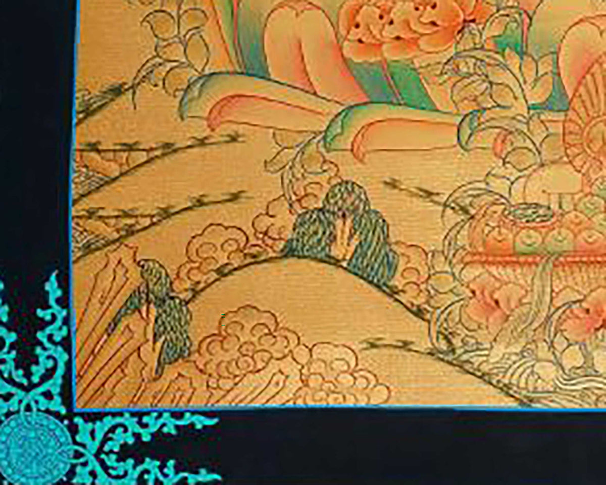 Padmasambhava Thangka Painting | Lotus Born Master of Buddhism