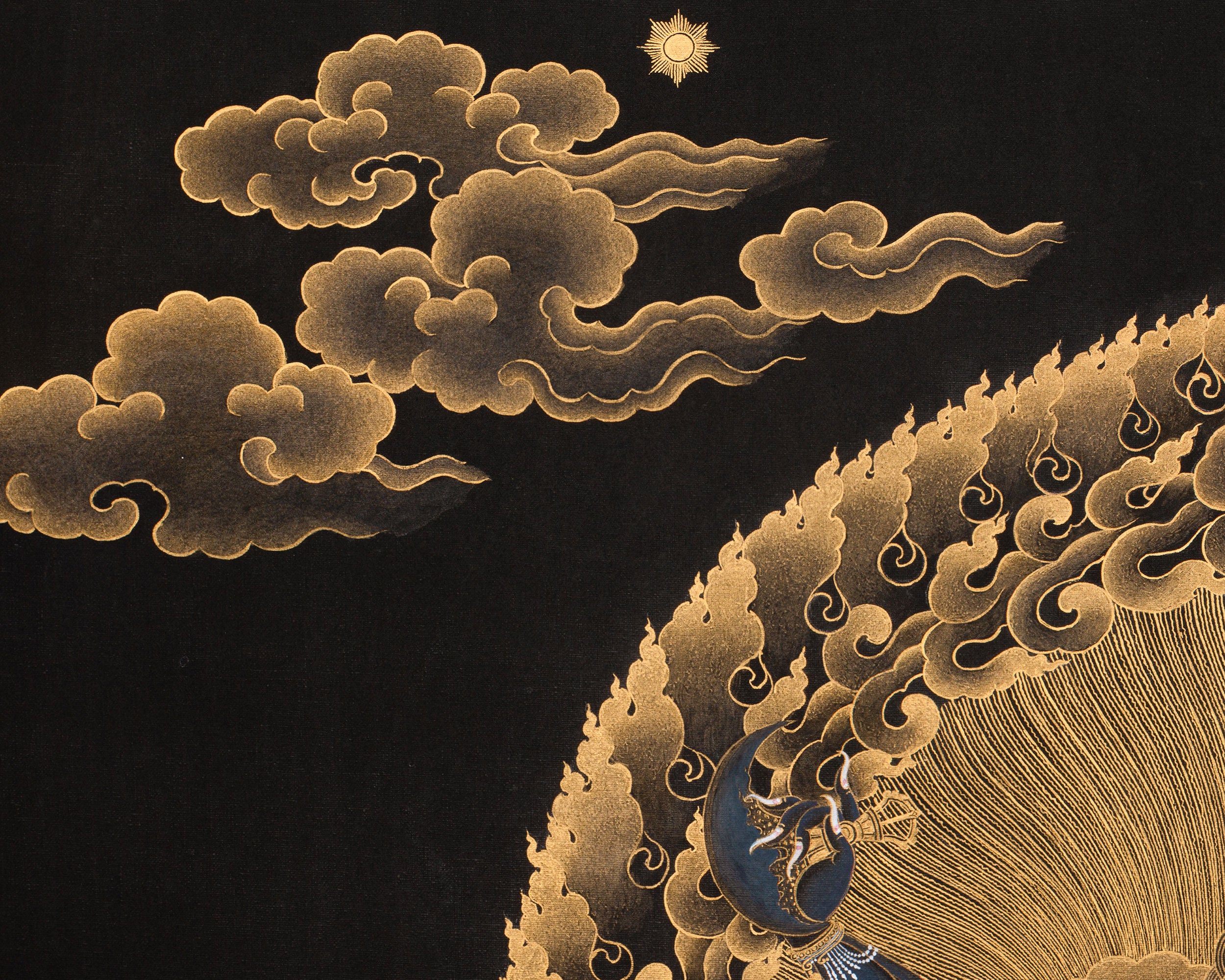 Fierce Ekajati Thangka Print | Goddess of Protection and Fearlessness