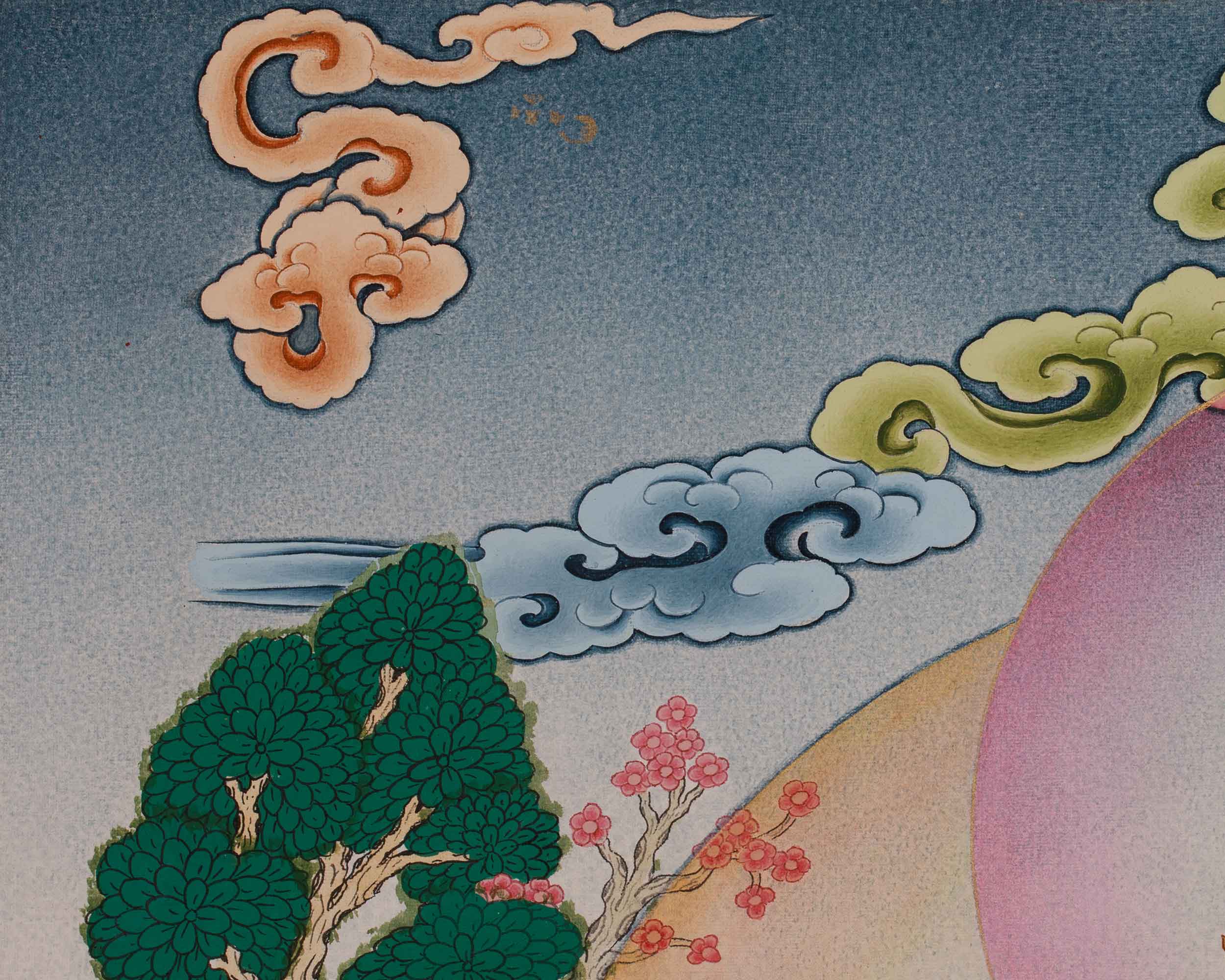 Tibetan Bodhisattva Green Tara Thangka | Shyama Tara | Mother of Liberation