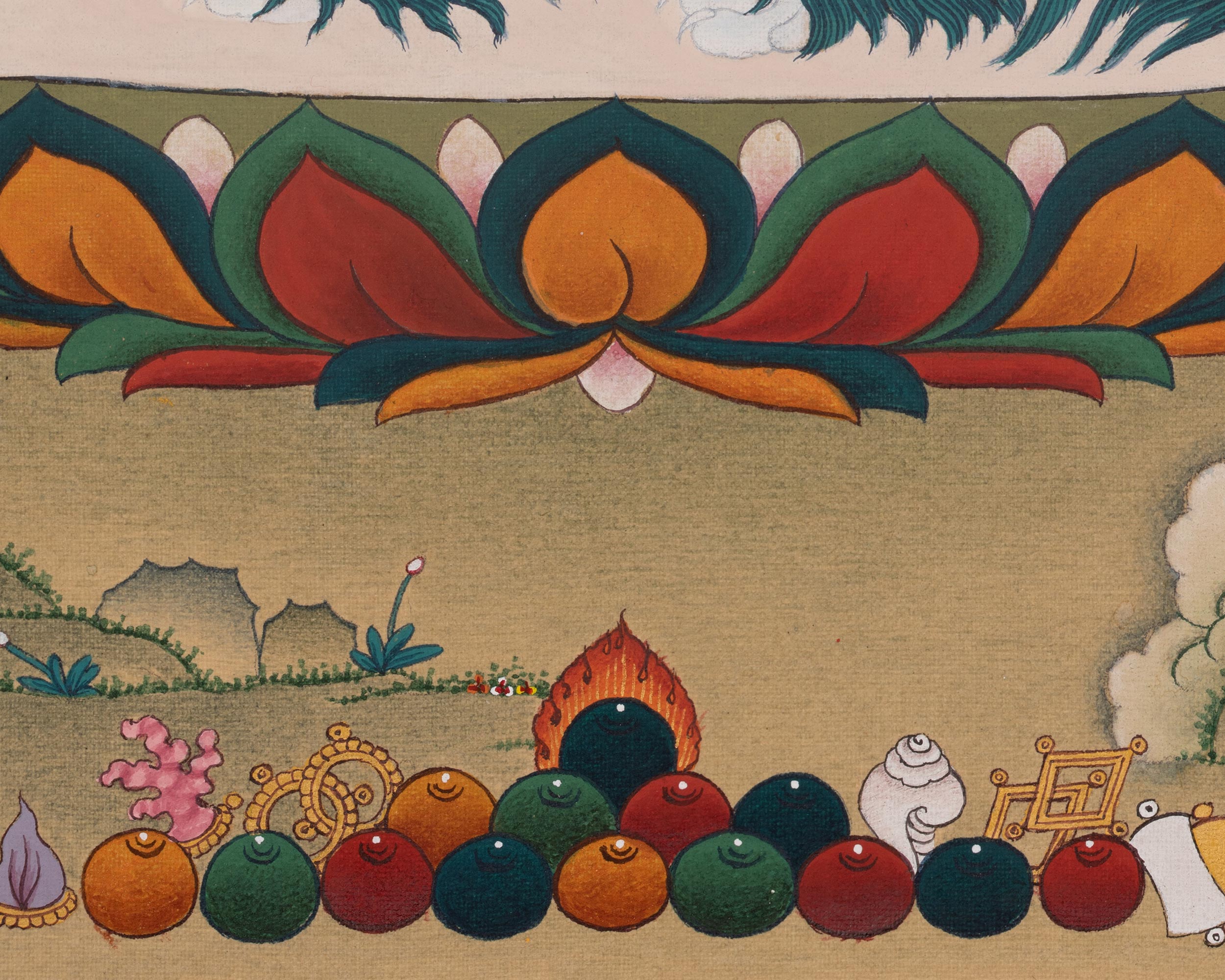 Vaishravana Thangka | Guardian King and Protector Deity In Buddhism | Namtoshe Art