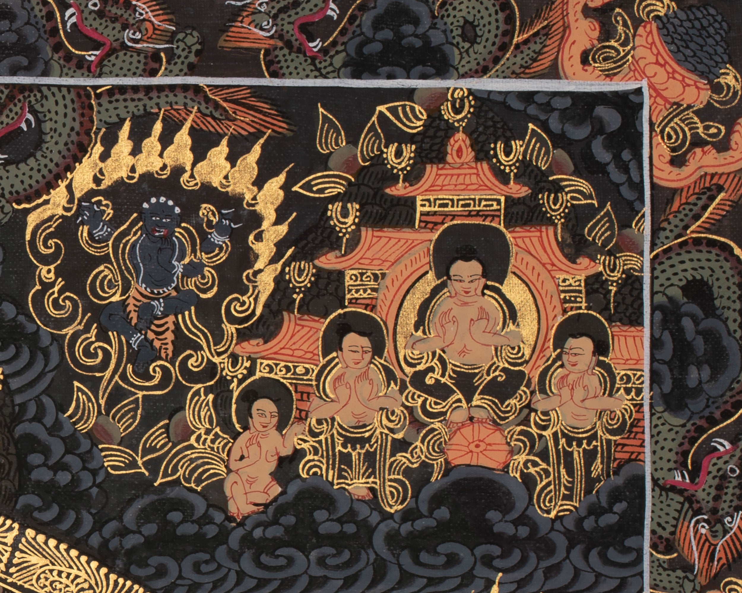 Buddha Shakyamuni Mandala Thangka | Buddhist Mandala Art Featuring Historical Buddha