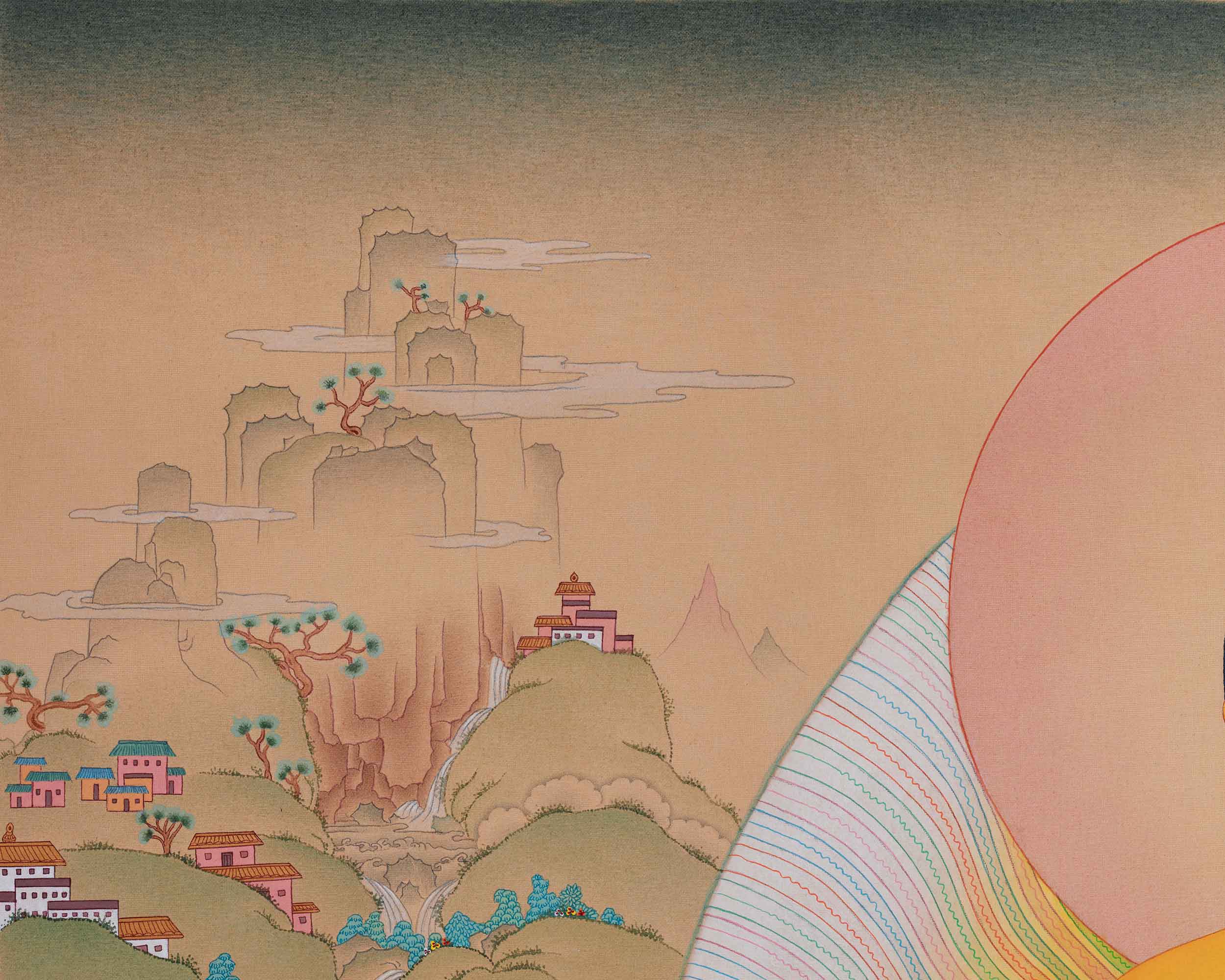 Standing Siddhartha Gautama Thangka | Founder of Buddhism