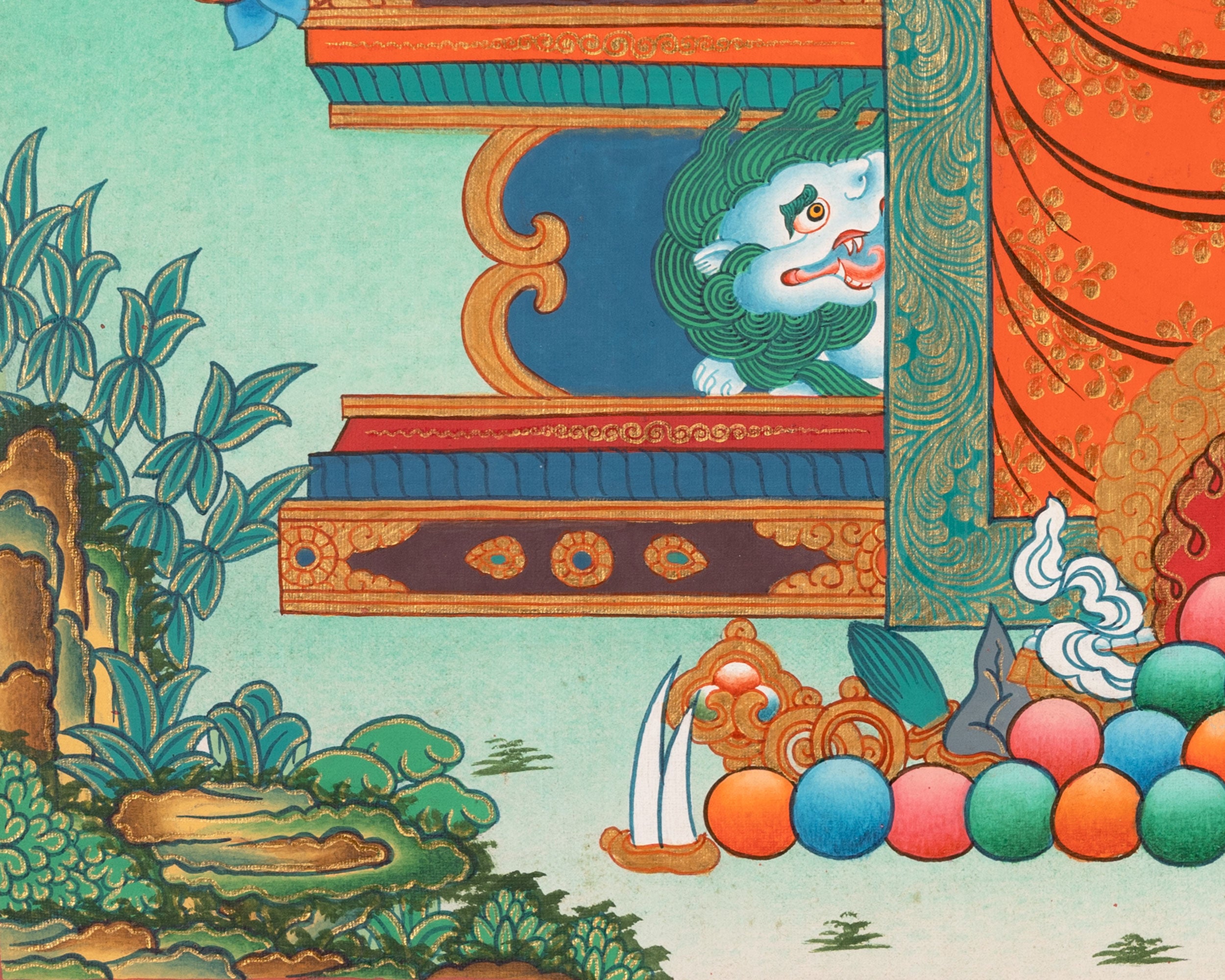 Medicine Buddha | Healing Buddha Thangka | Traditional Tibetan Paint
