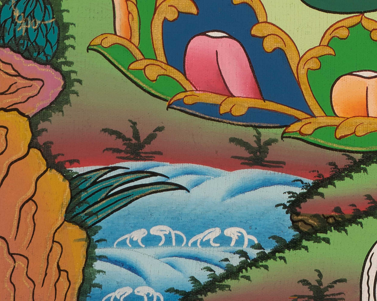 Vajra Panjarnatha Thangka | Wall Decor Artwork