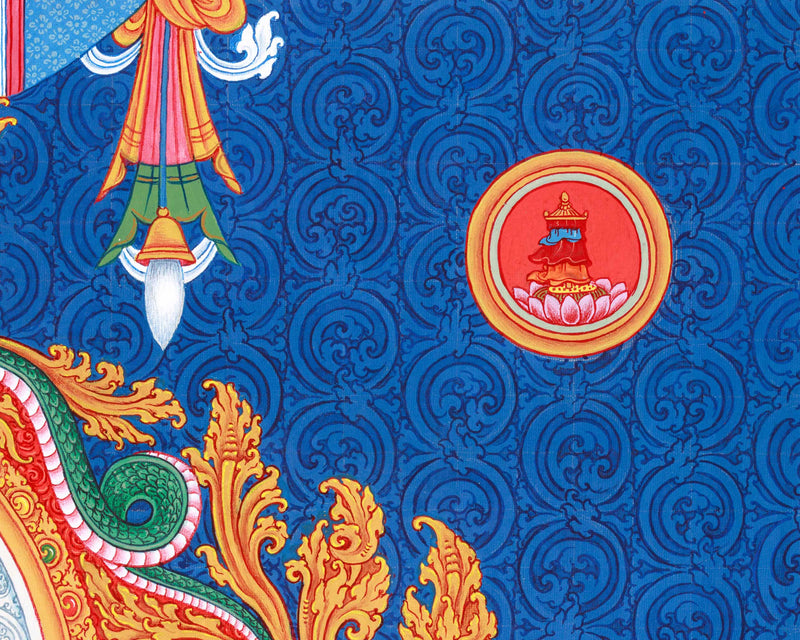 High-Quality Amitabha Buddha Giclee Canvas Print | A Spiritual Journey to Pure Land
