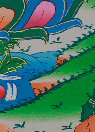 Longevity Buddha, Amitayus | Thangka for Healing and Long Life