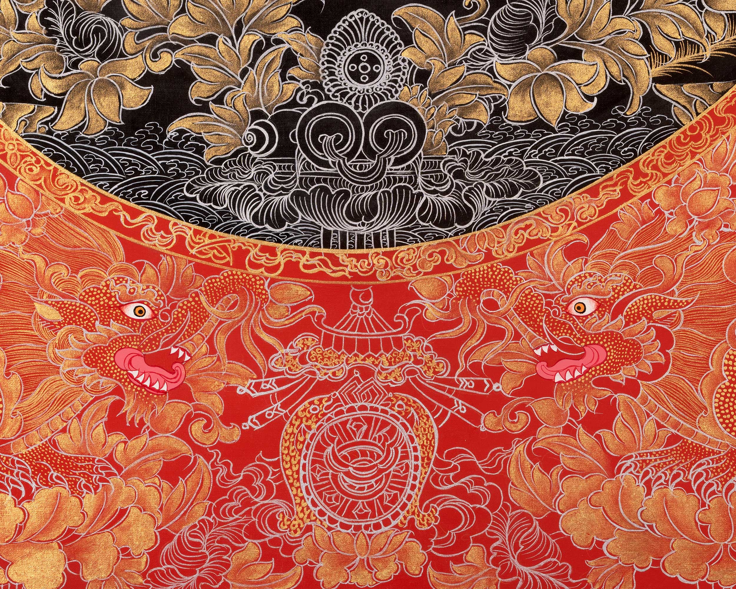 Bodhisattva Chengrezig Thangka | Original Handpainted Art | Traditional Painting
