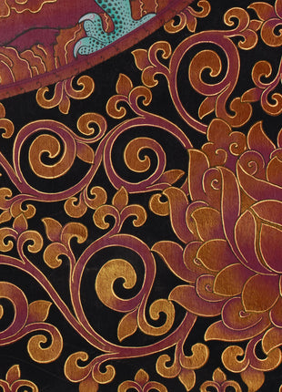 White Dzambhala Thangka | The Guardian of Wealth and Fortune