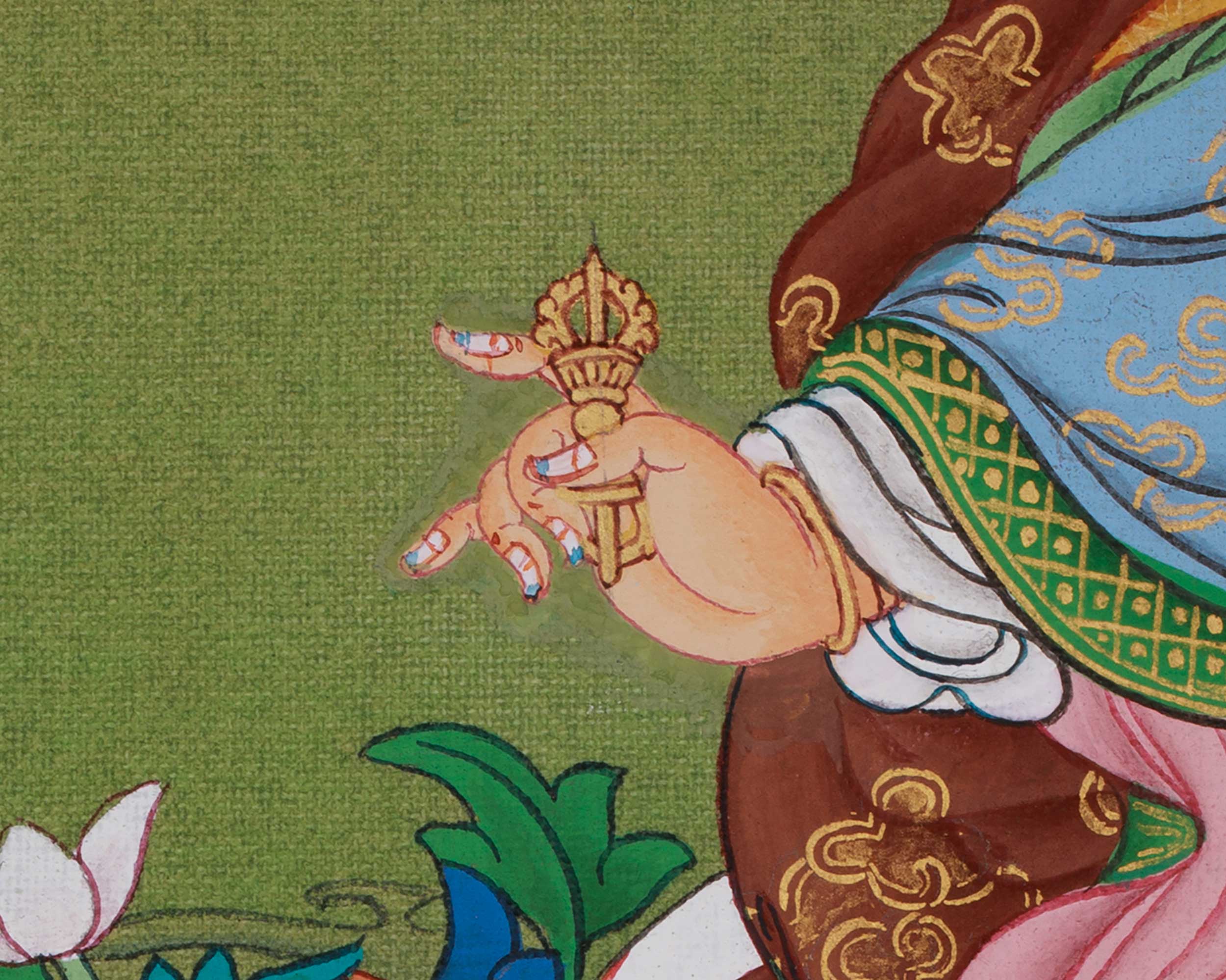 Divine Guru Rinpoche Artwork | Embodiment of Enlightened Presence | Wisdom Deity