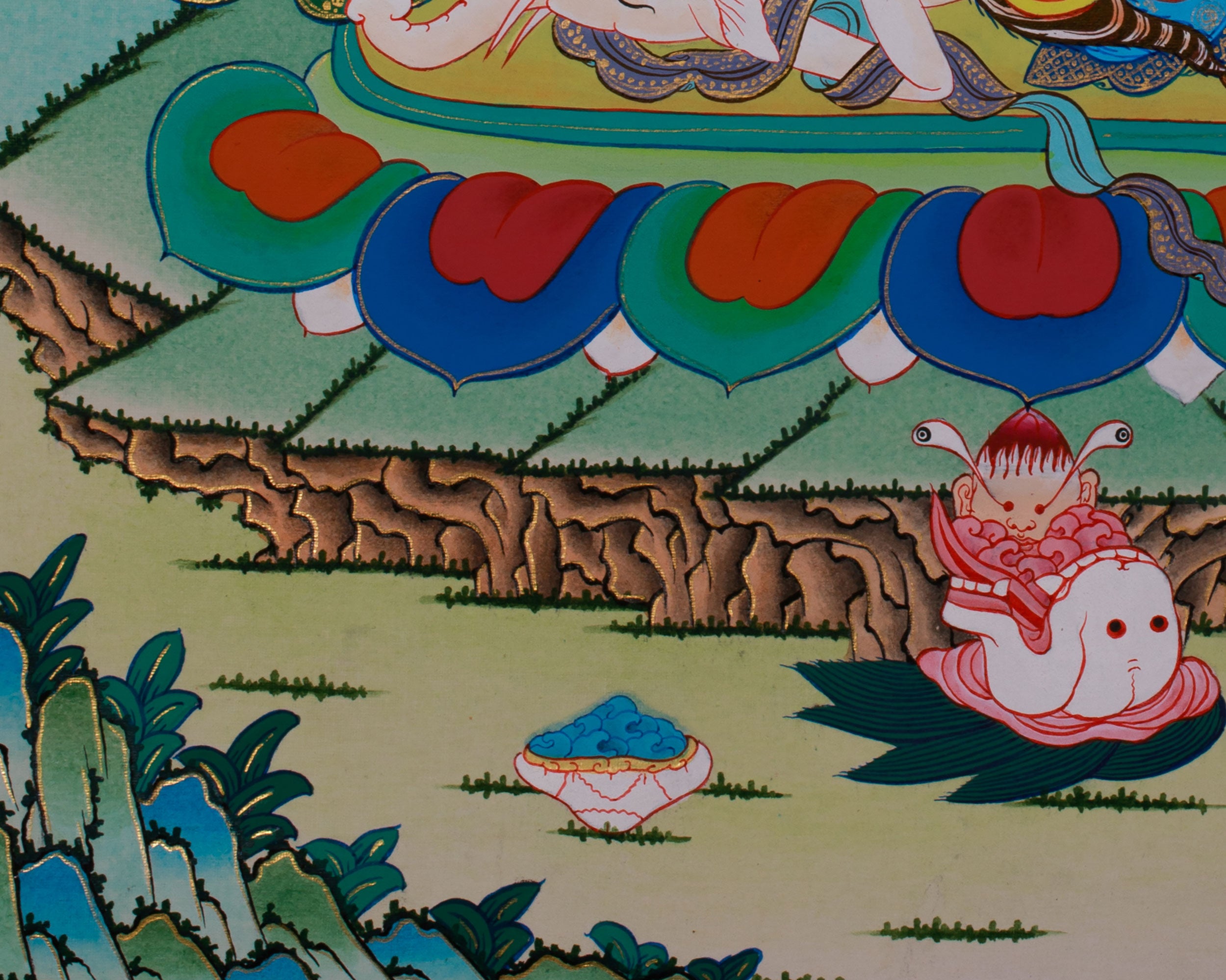 Six Arm Mahakala Thangka | Wrathful Manifestation of The Buddha