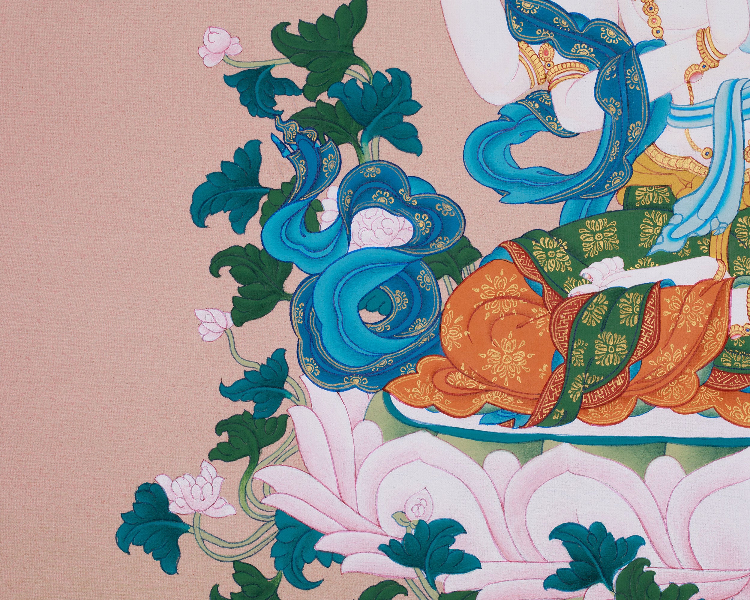 Chenrezig Buddha Painting | Deity of Universal Compassion and Boundless Mercy