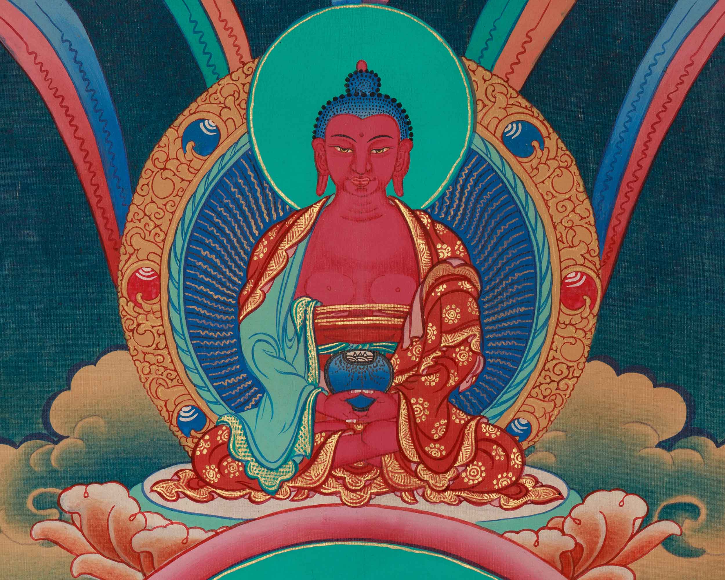 Spiritual Thangka Of Guru Rinpoche | Guru Padmasambhava