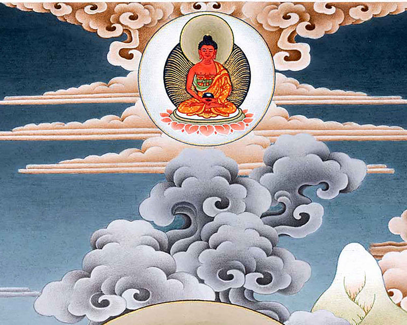 Mother White Tara Canvas Print | Tibetan Buddhist Print | Embrace the Enlightened Beauty