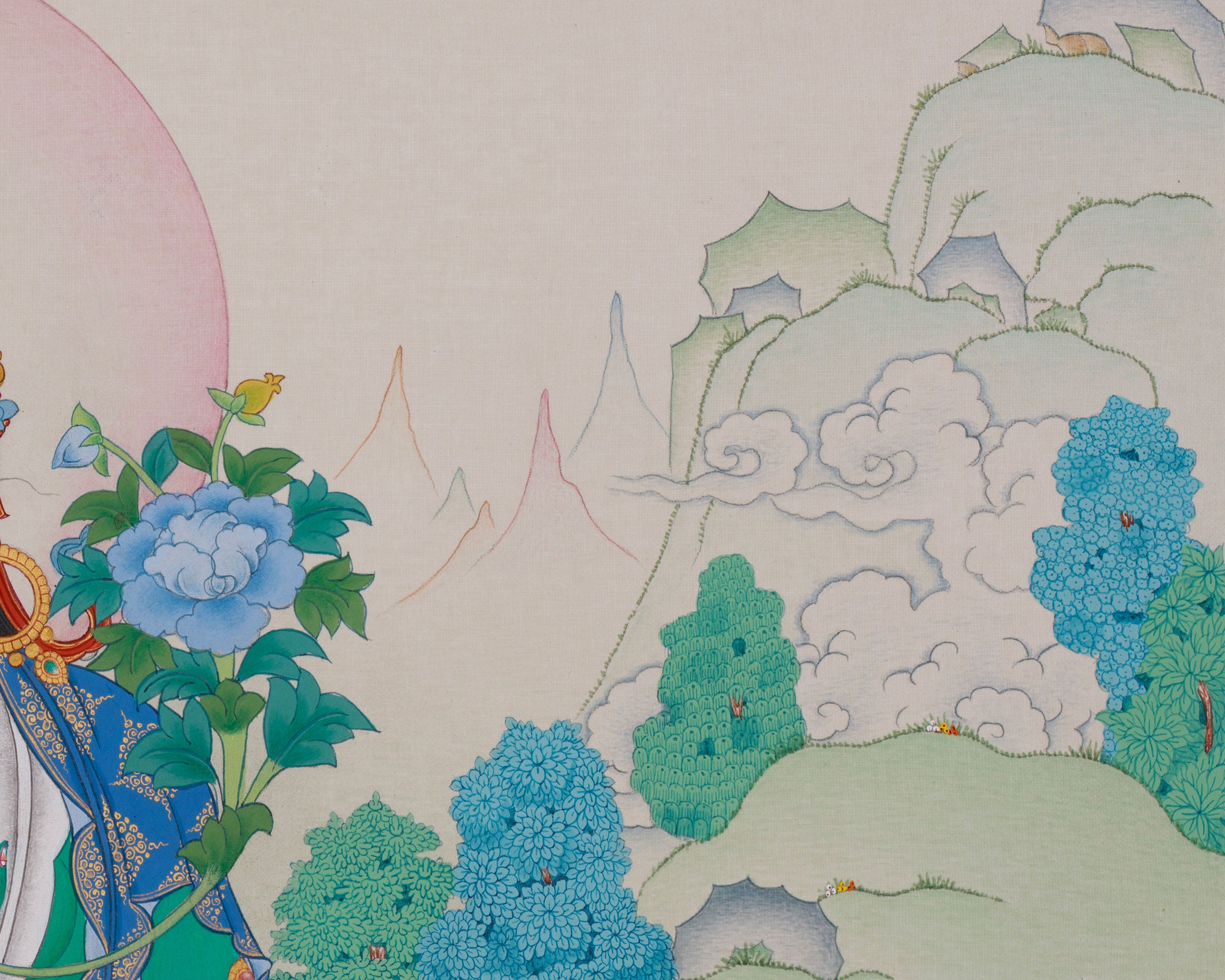 Spiritual Bodhisattva Green Tara Thangka | Mother of Liberation