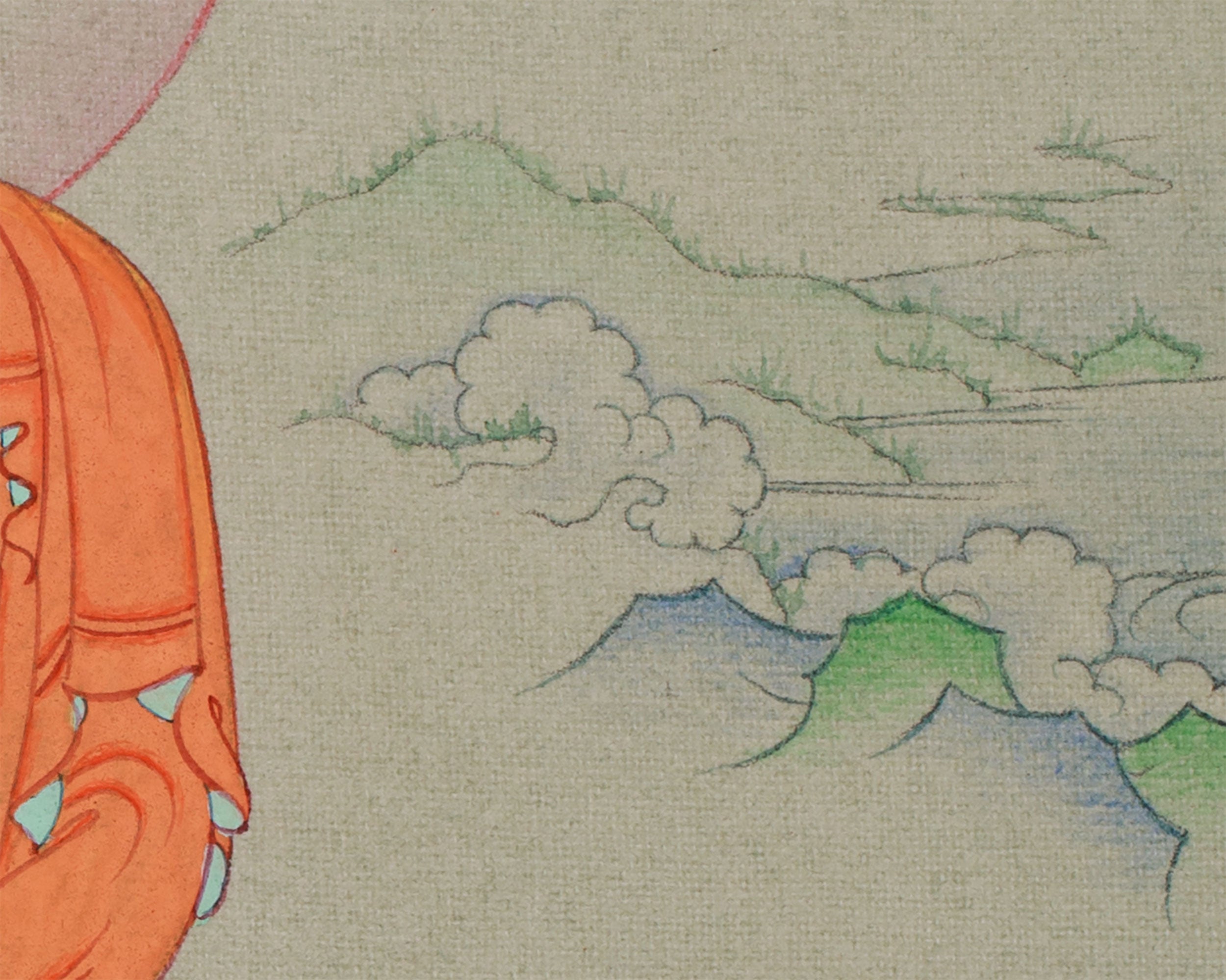 Thangka Painting of Buddha Shakyamuni