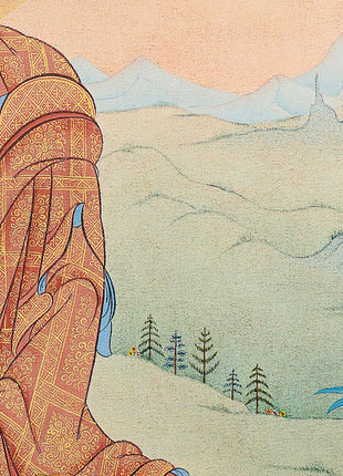 Shakyamuni Buddha High-Quality Giclee Print | Vibrant Buddha Canvas Print | Religious Fine Art