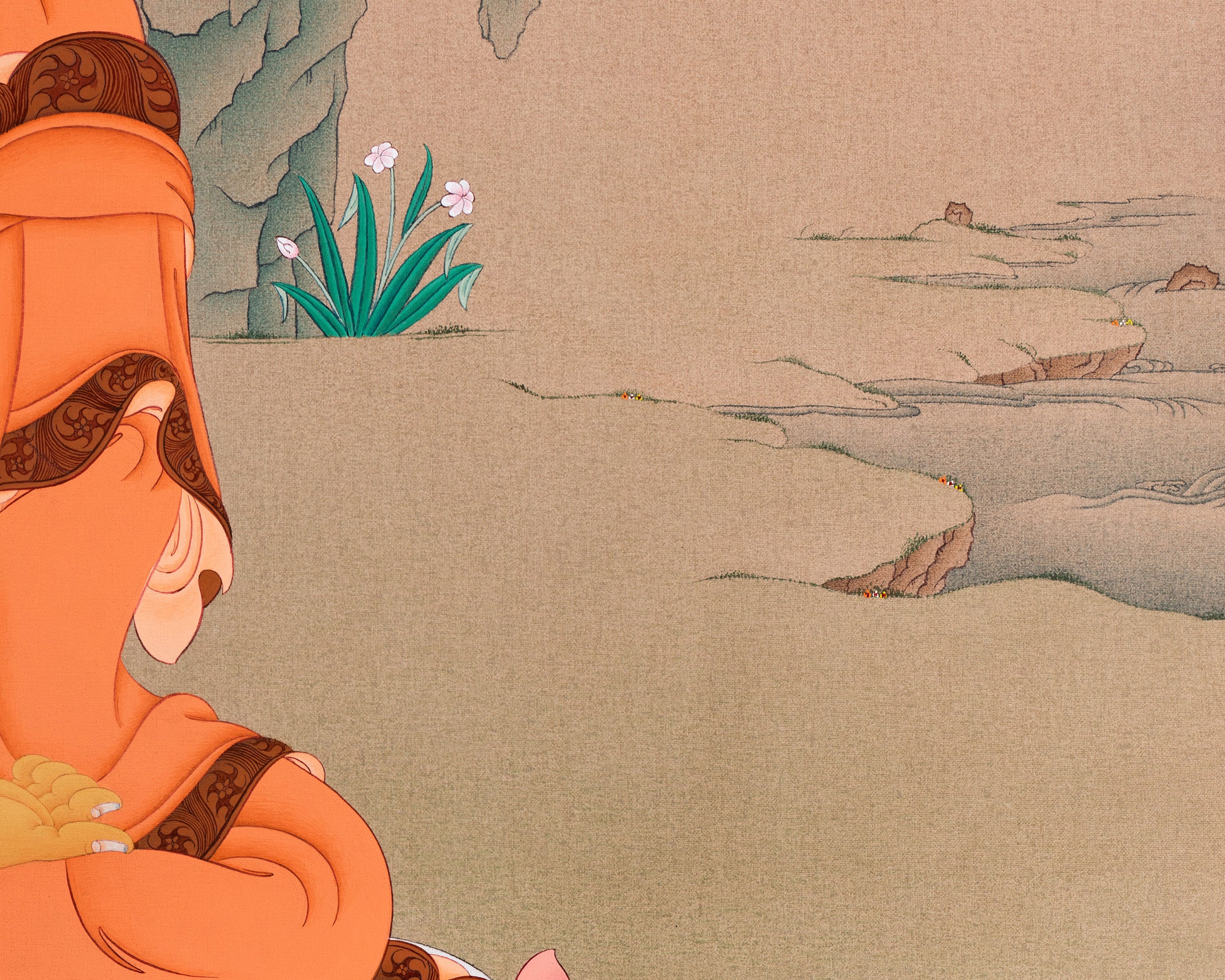 Peaceful Shakyamuni Buddha Print | Symbol of Enlightenment, Peace, and Inner Calm
