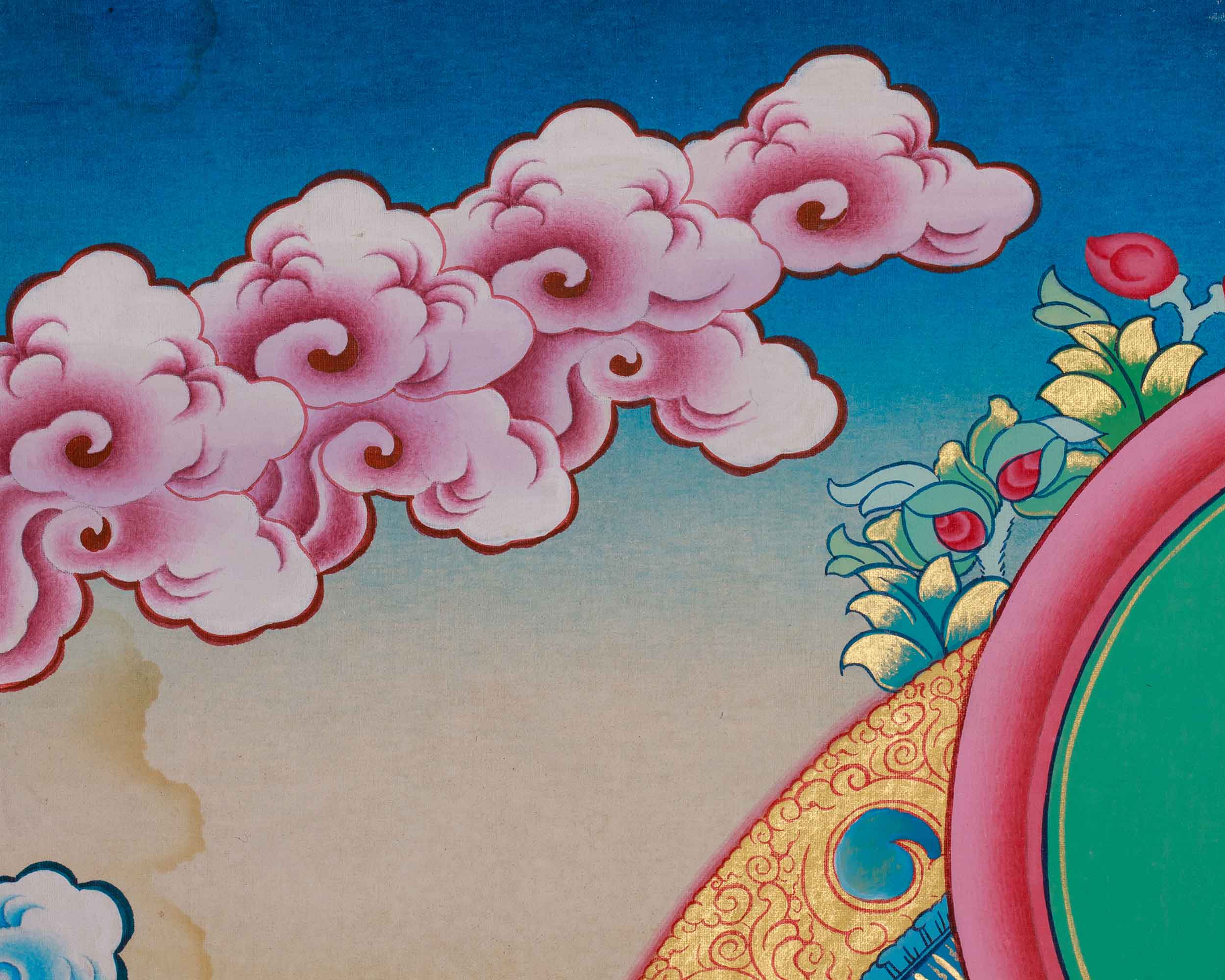 Traditional Thangka of White Tara | Healing and Longevity Deity
