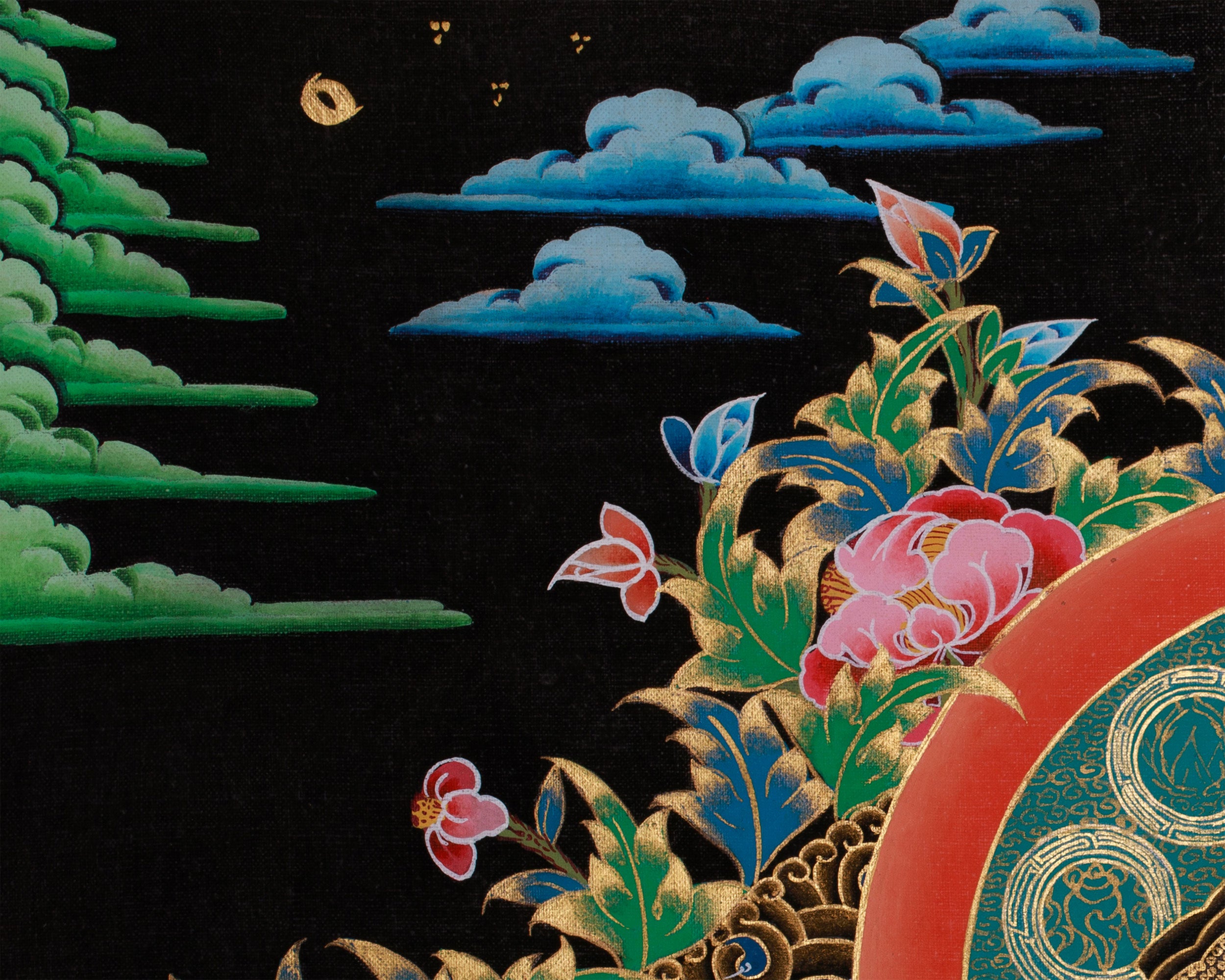 Guru Tsokye Dorje Artwork | Lotus Deity of Vajrayana | Power, Compassion and Wisdom