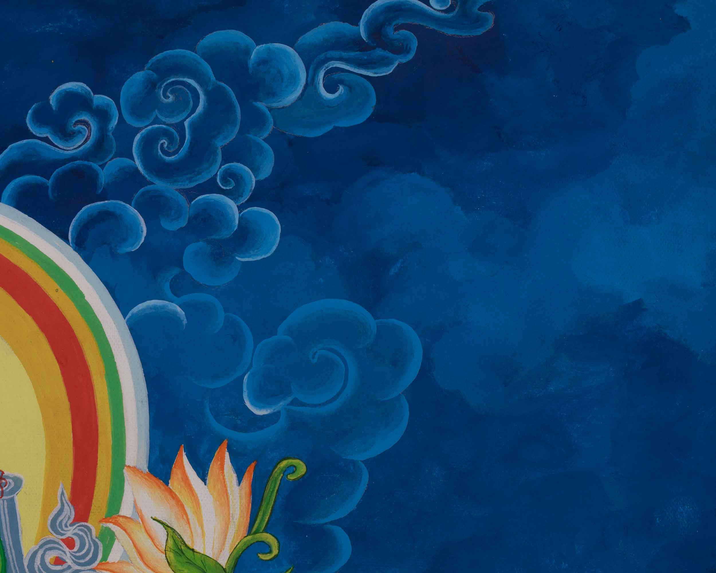 Tibetan Goddess Green Tara Artwork | Bodhisattva of Compassion and Swift Blessings