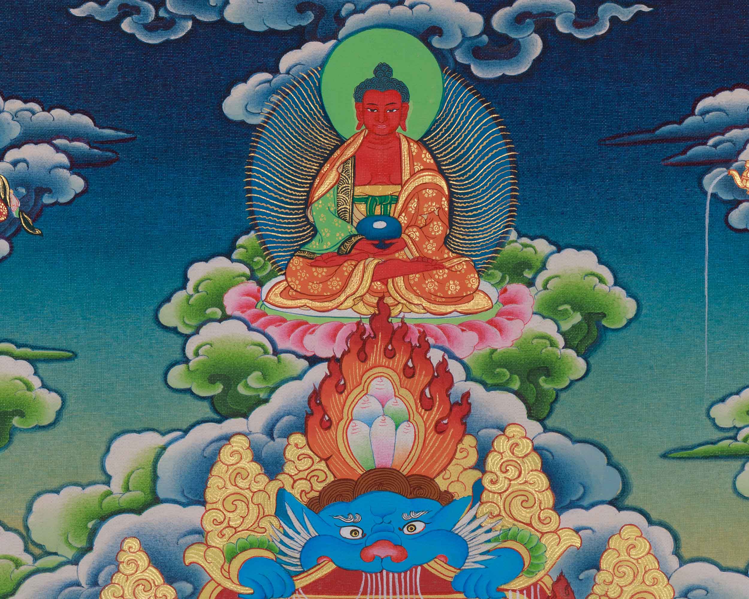 Guru Rinpoche Precious Master Thangka | The Tantric Master Who Transformed Tibet with Wisdom